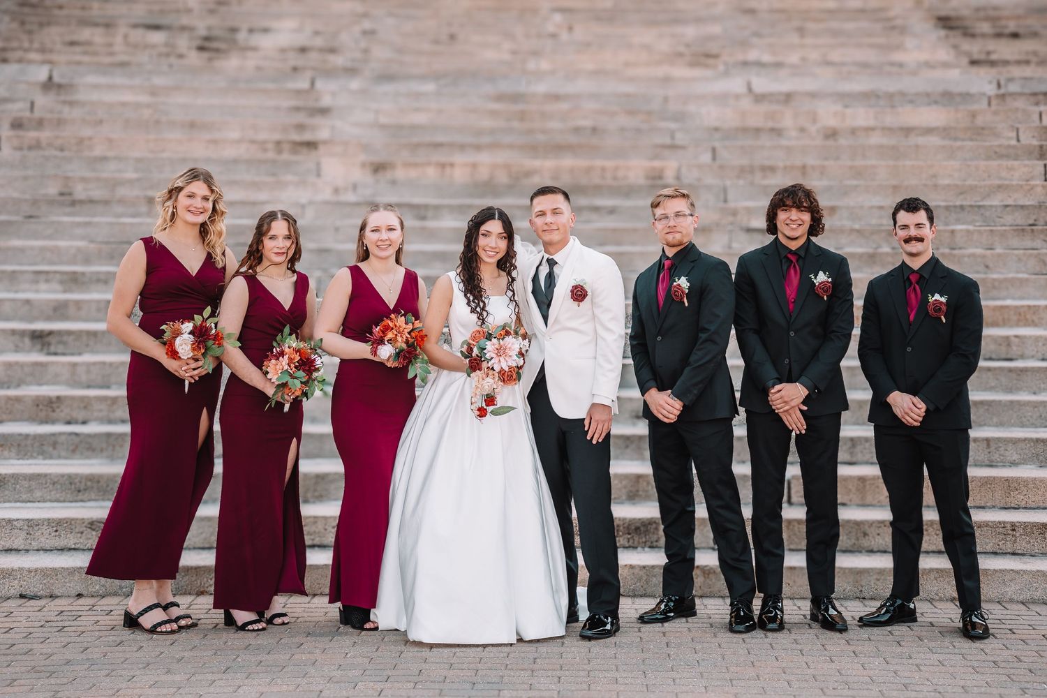 Topeka Capitol Wedding Portraits