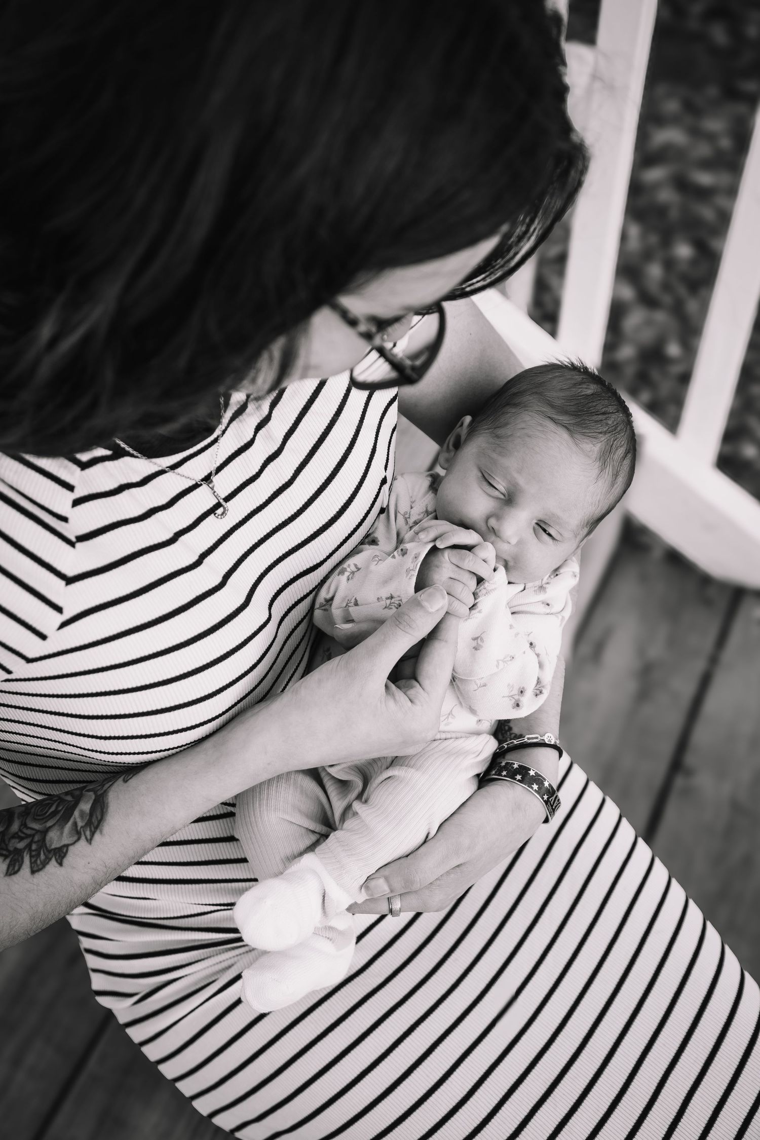 Newborn girl photos Topeka KS Ward Meade Park, Old Prairie Town