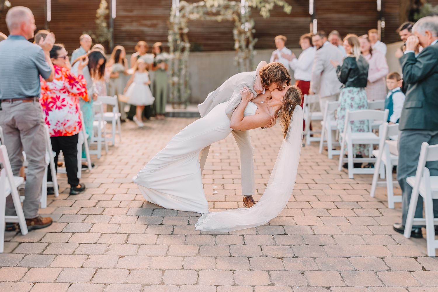 Wedding Ceremony in Kansas at the Foundry.