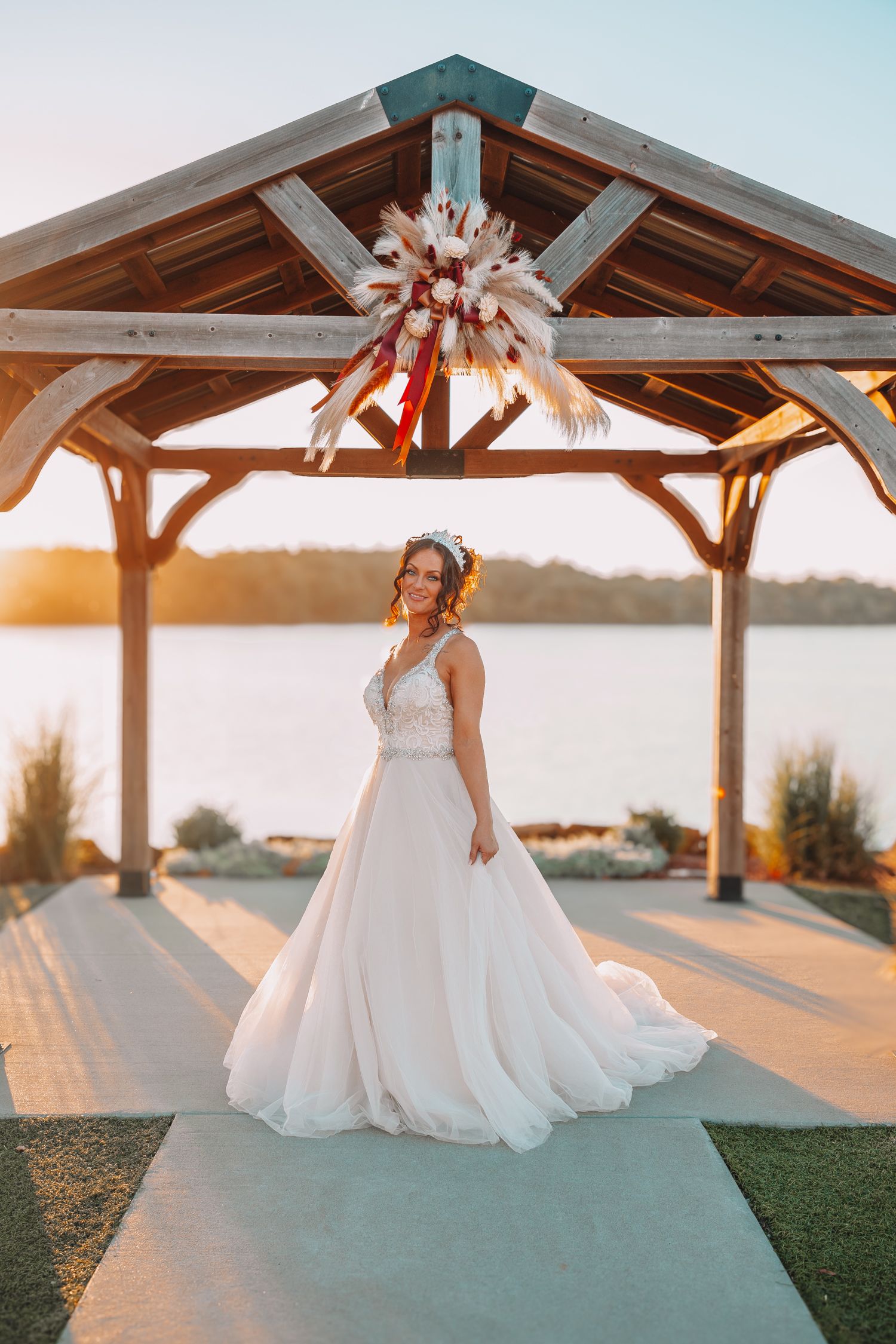 Wedding Photo at Willow's Bend.