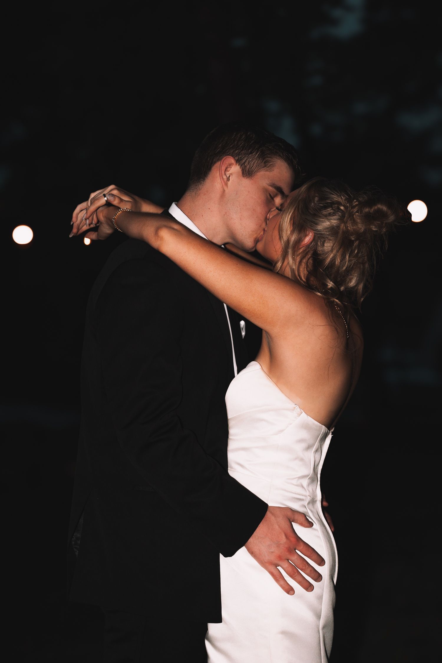 Romantic Wedding Photos - Bride and Groom, KS