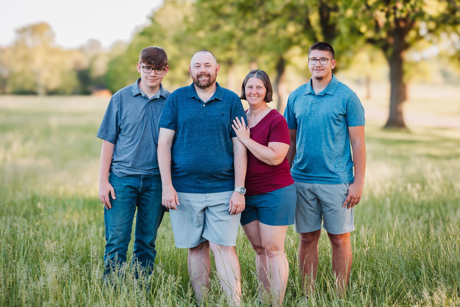 Summer family photos Topeka KS Kansas