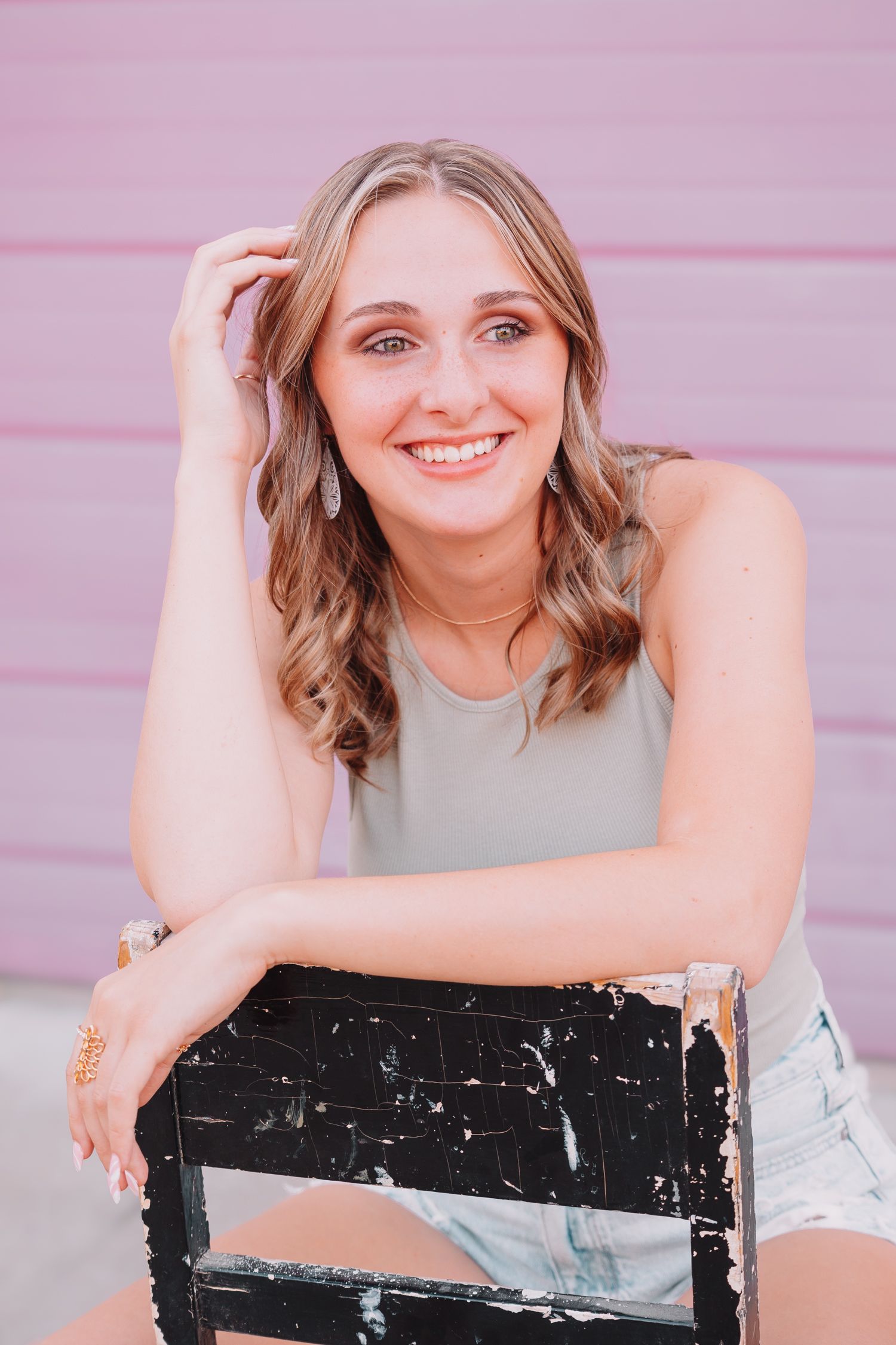 Summer senior photos girl Topeka KS Kansas