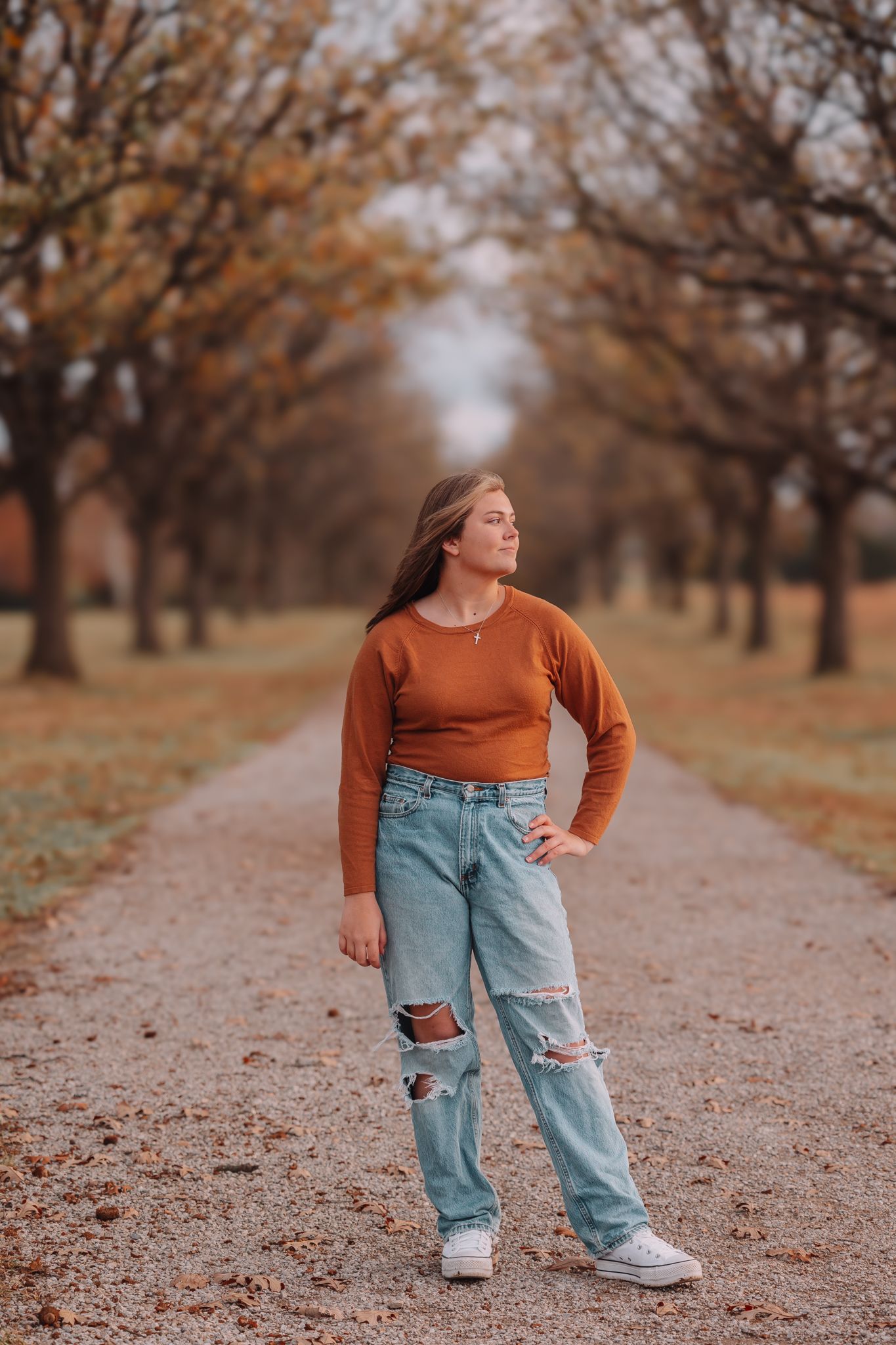 Fall Photos Topeka KS senior photos girl