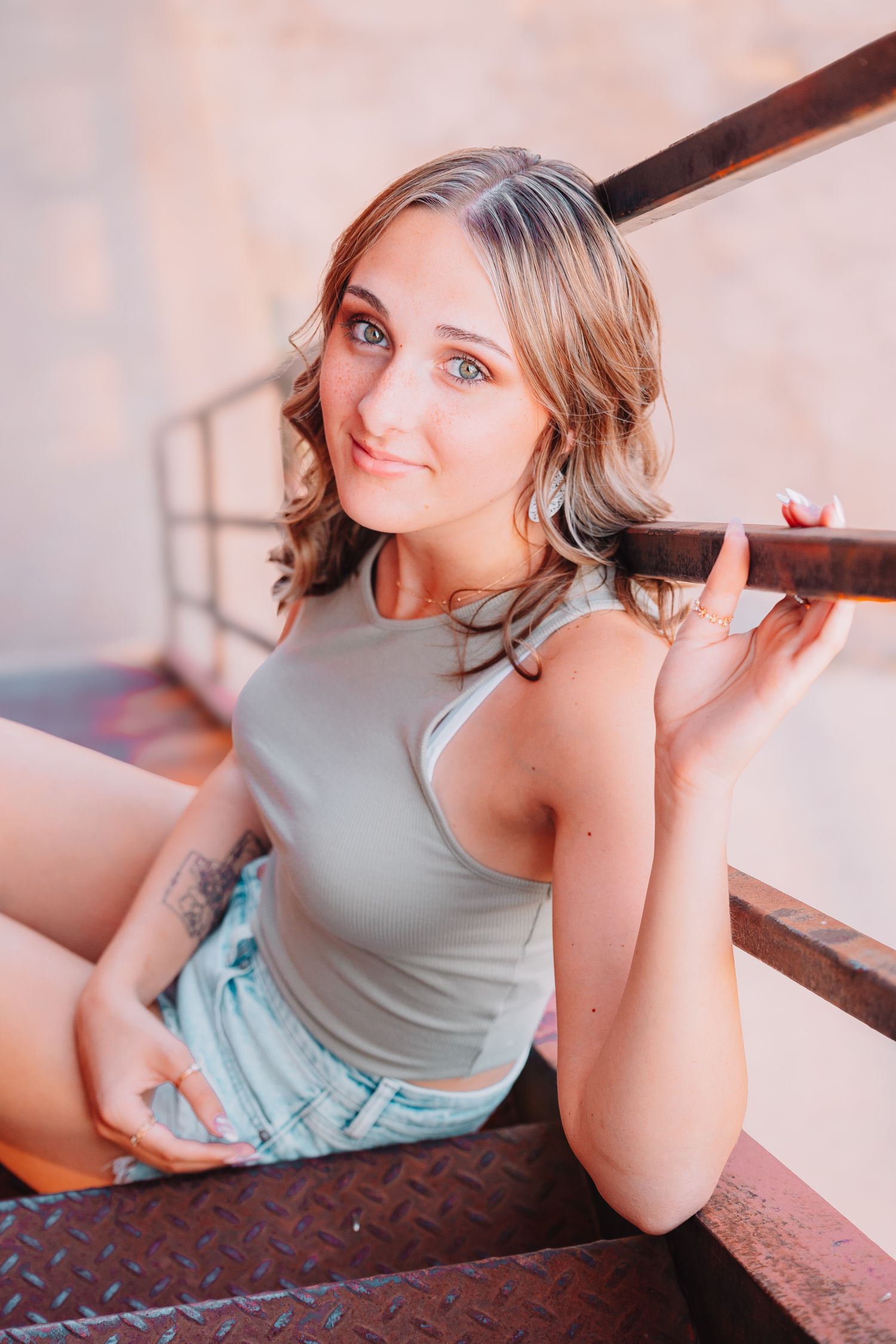 Summer senior photos girl Topeka KS Kansas