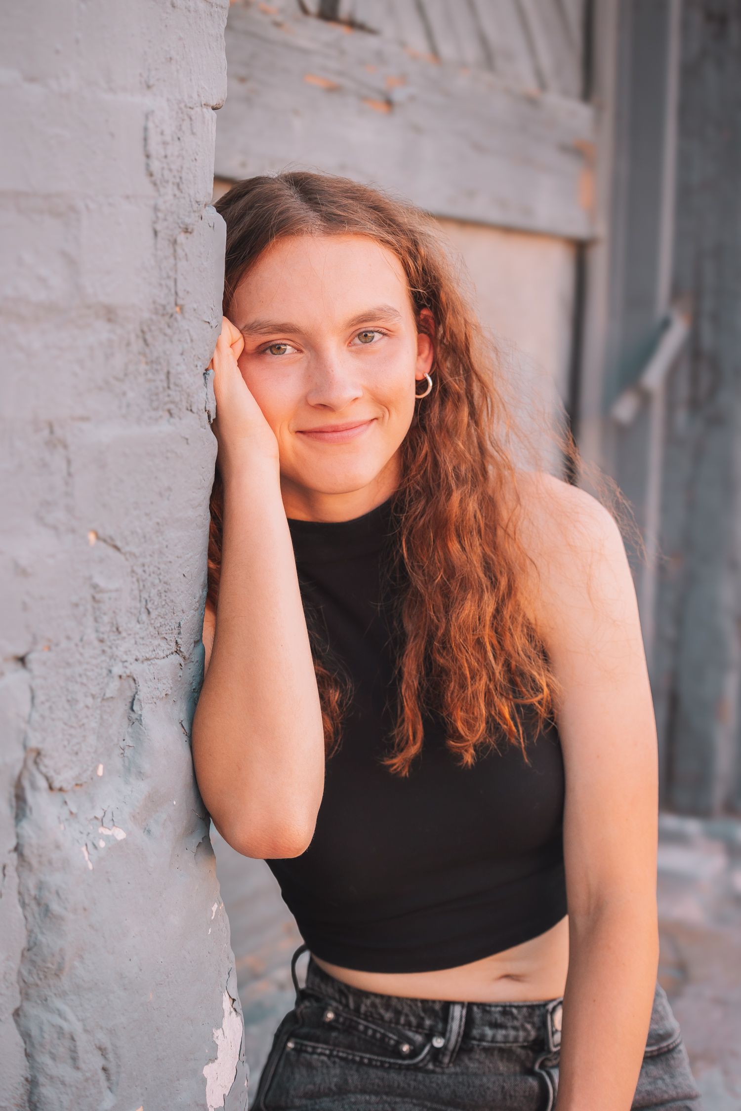 summer senior photos girl Topeka KS Kansas