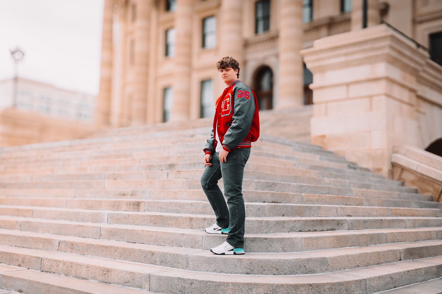 Summer senior photos boy Topeka KS Kansas