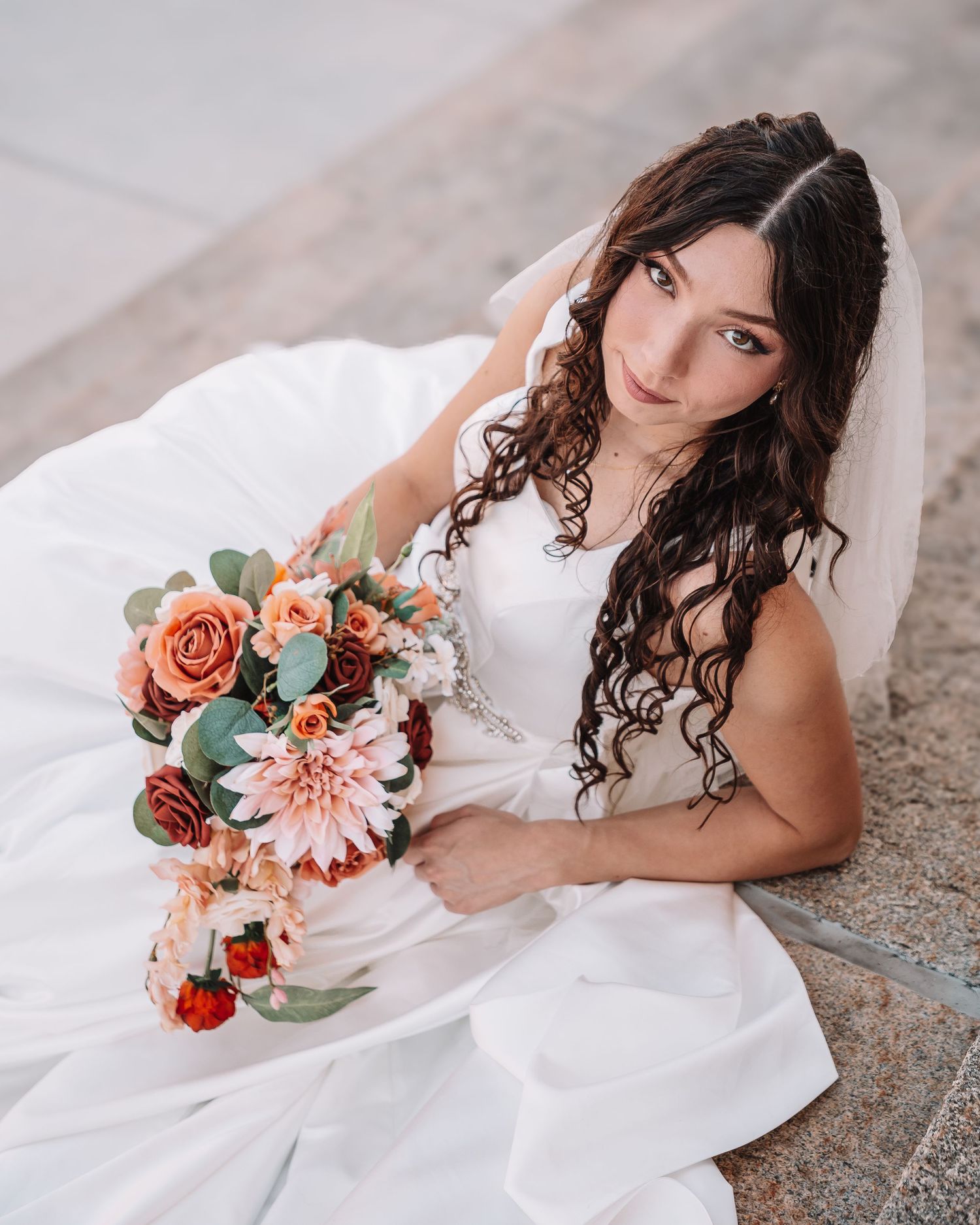 Topeka Capitol Wedding Portraits