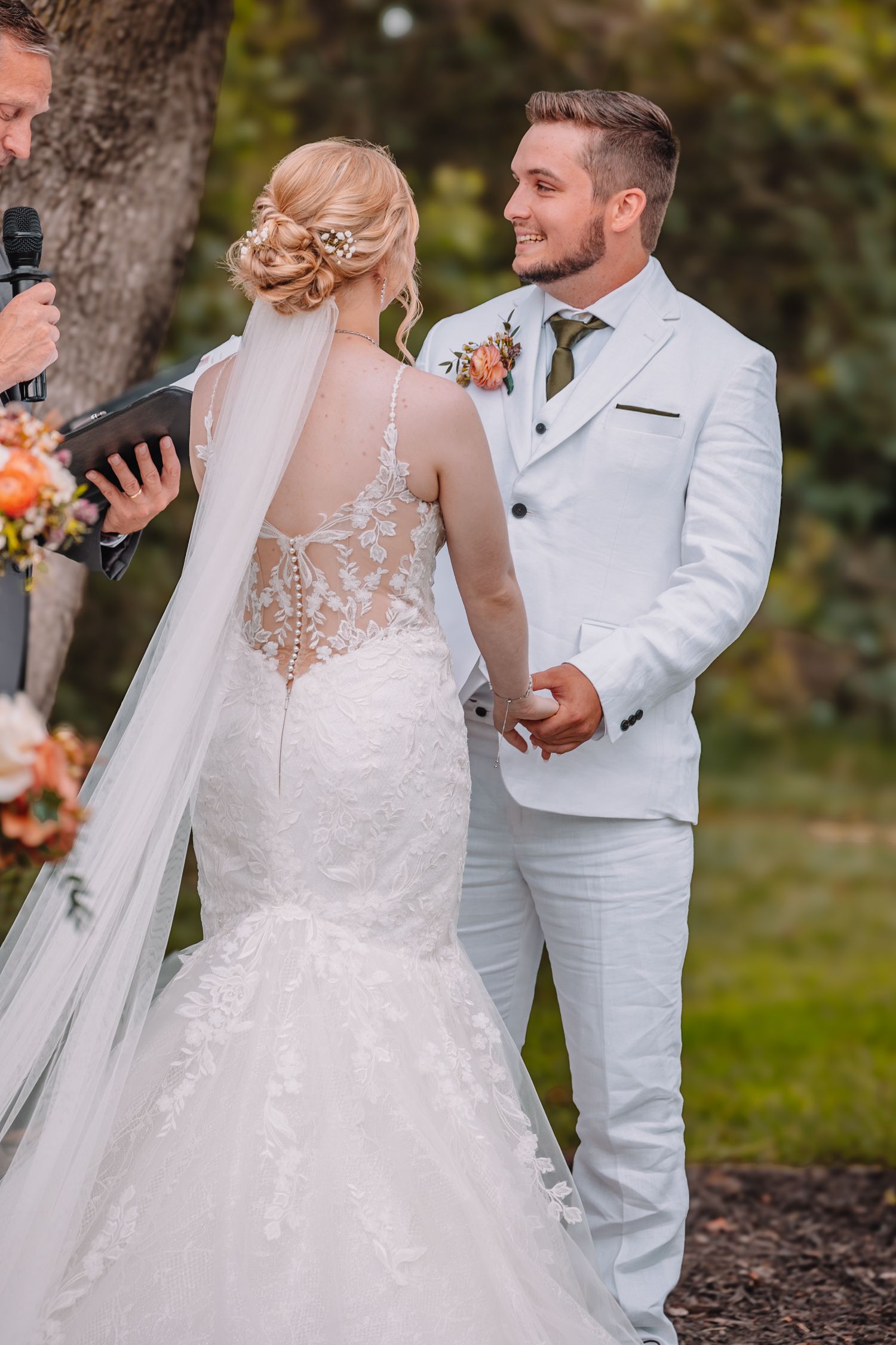 Wedding Ceremony in Kansas at the Brownstone.
