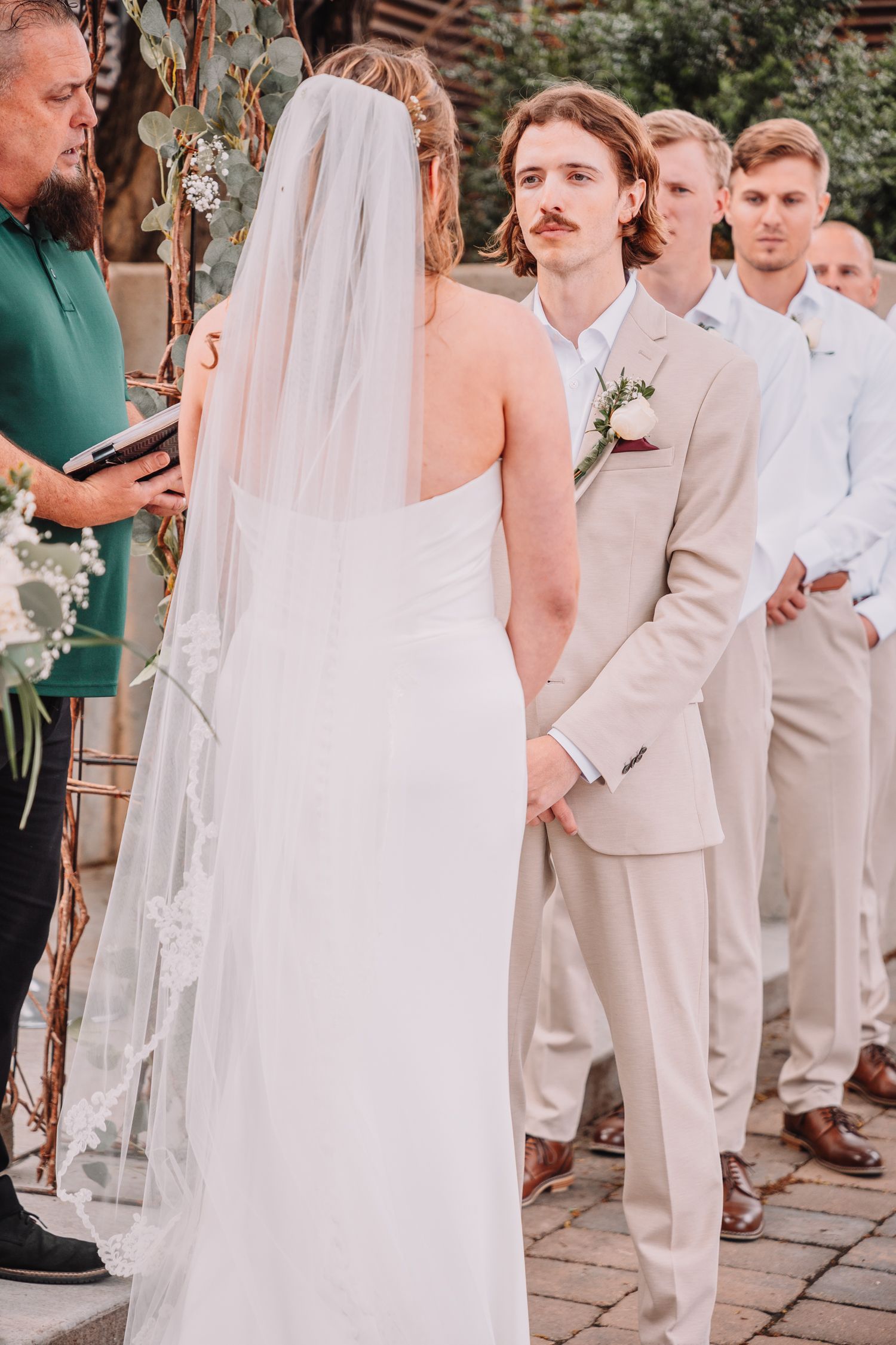 Wedding Ceremony in Kansas at the Foundry.