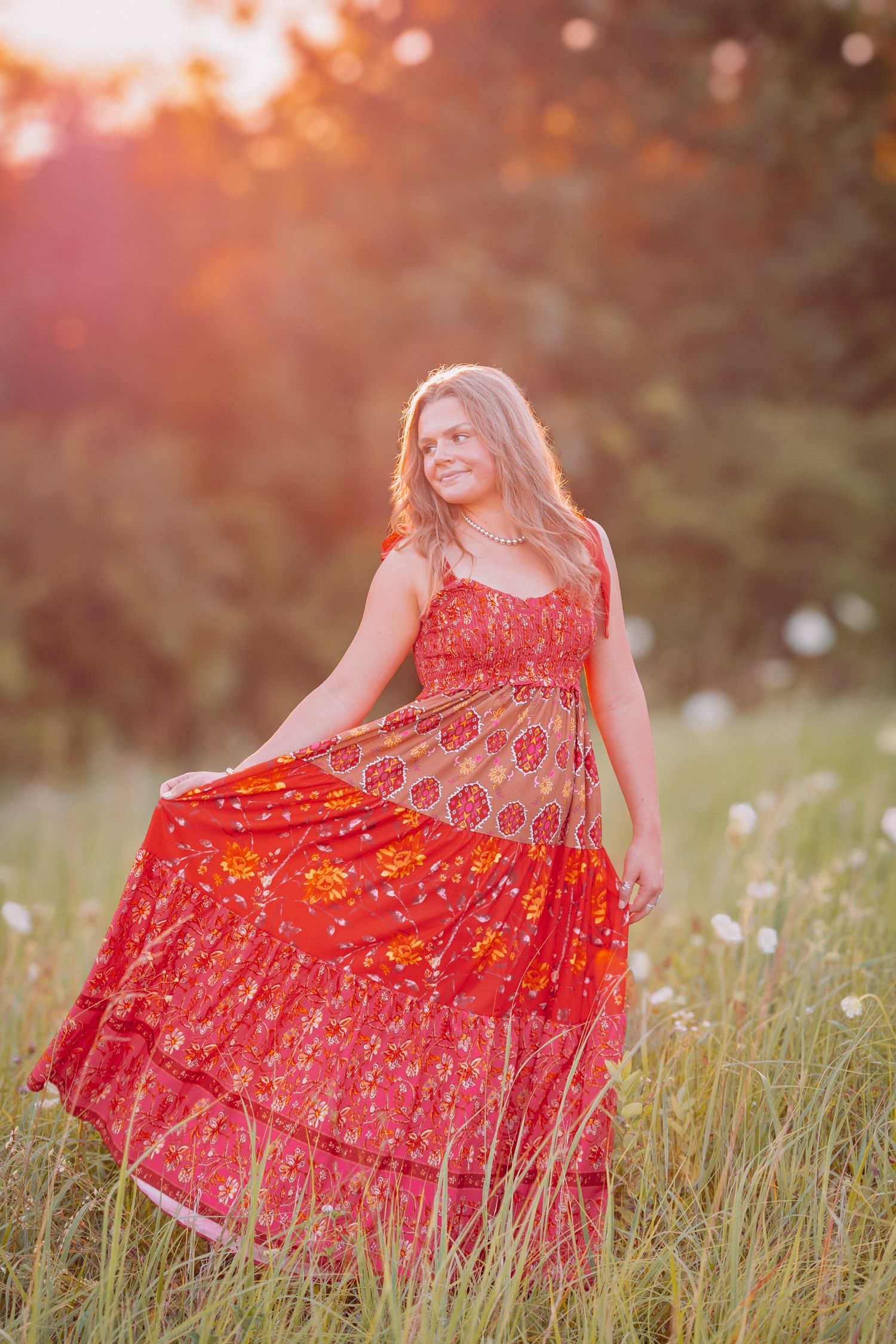 Senior Photos girl Topeka KS Topeka Cedar Crest Green