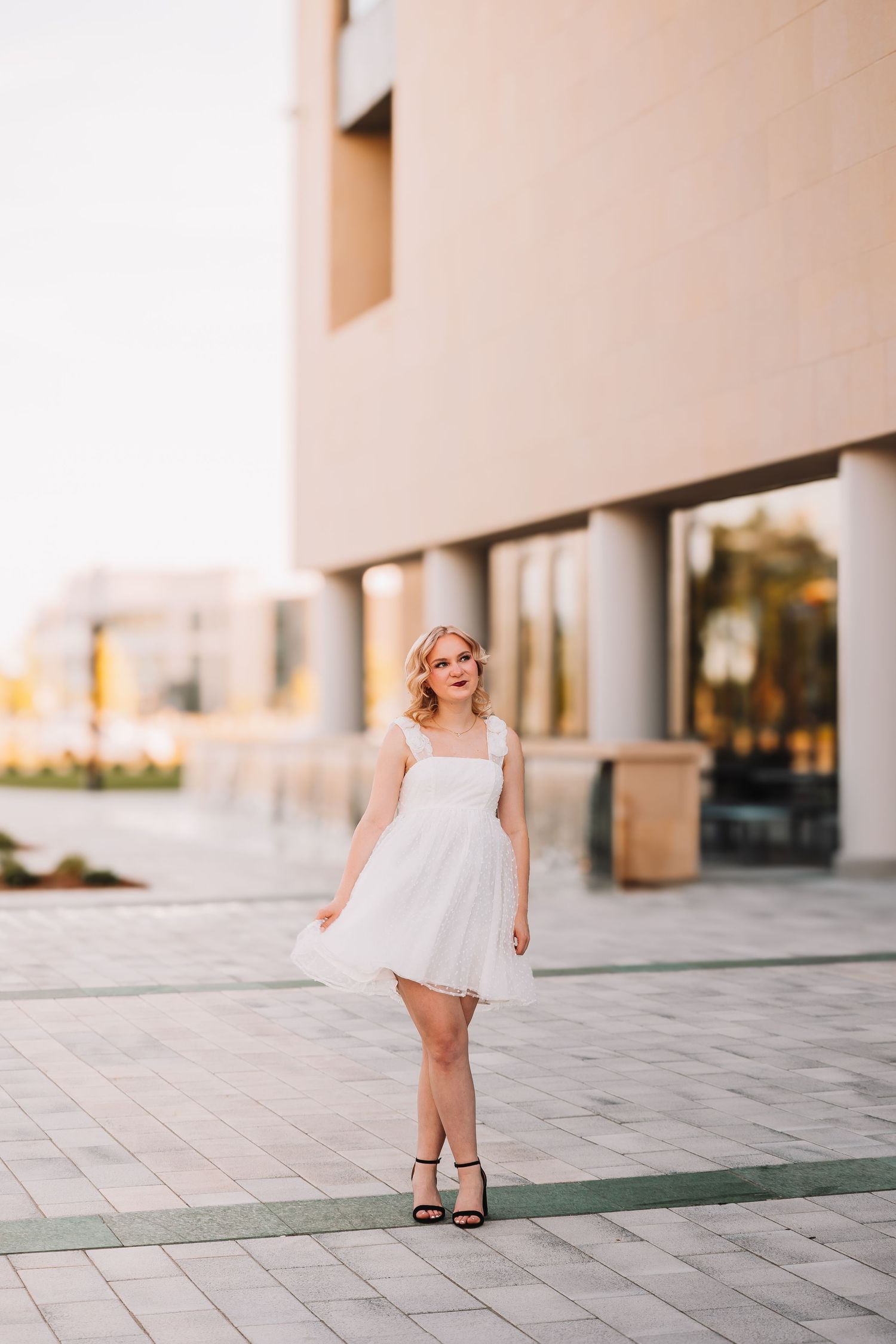 Senior Photo Downtown Topeka, KS Abeni Rene Photography