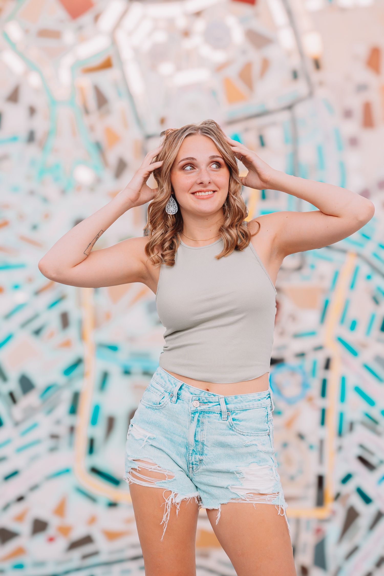 Summer senior photos girl Topeka KS Kansas