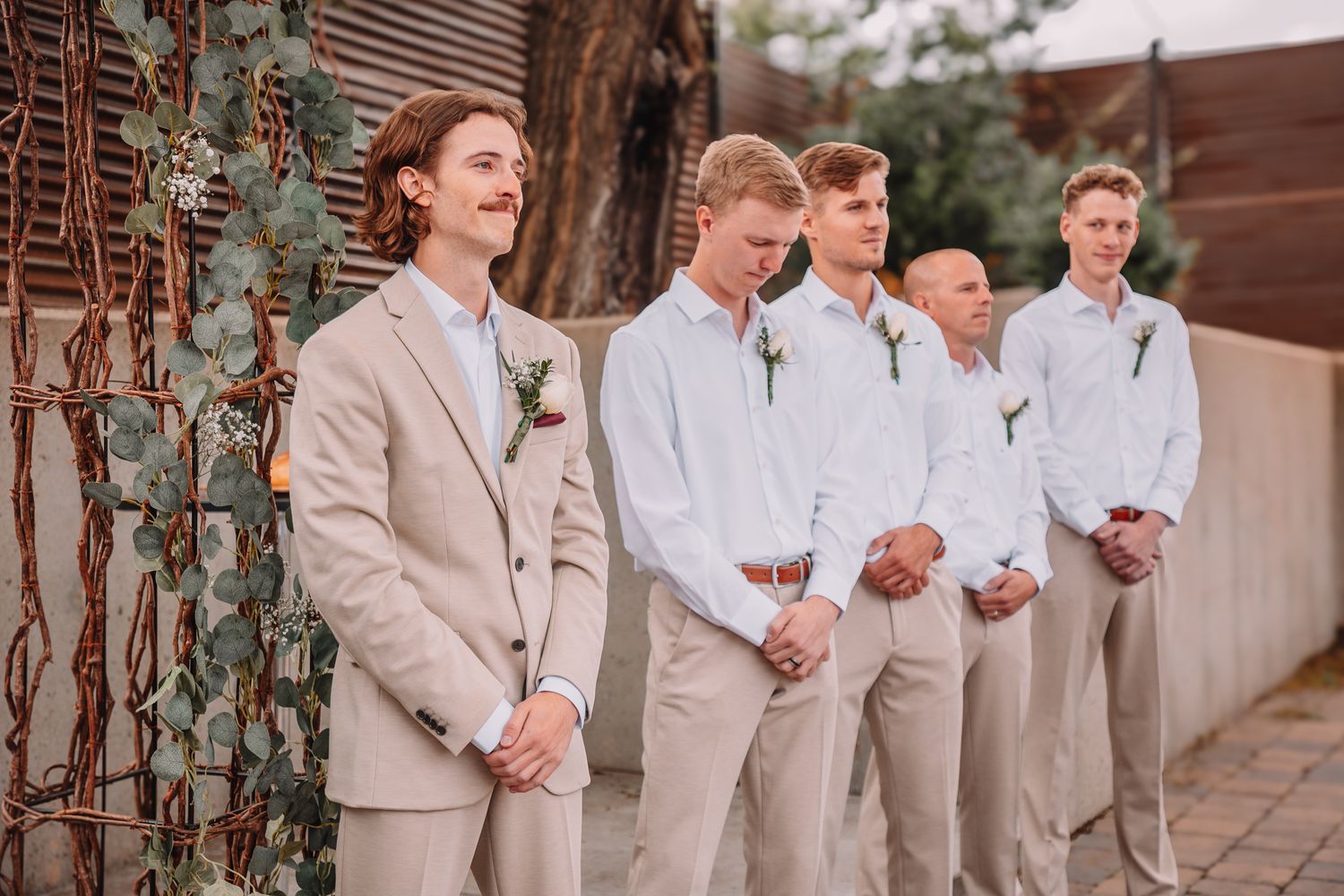 Wedding Ceremony in Kansas at the Foundry.