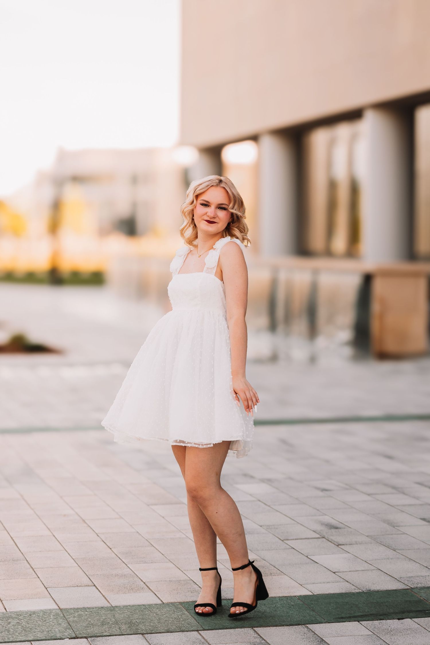 Senior Photo Downtown Topeka, KS Abeni Rene Photography