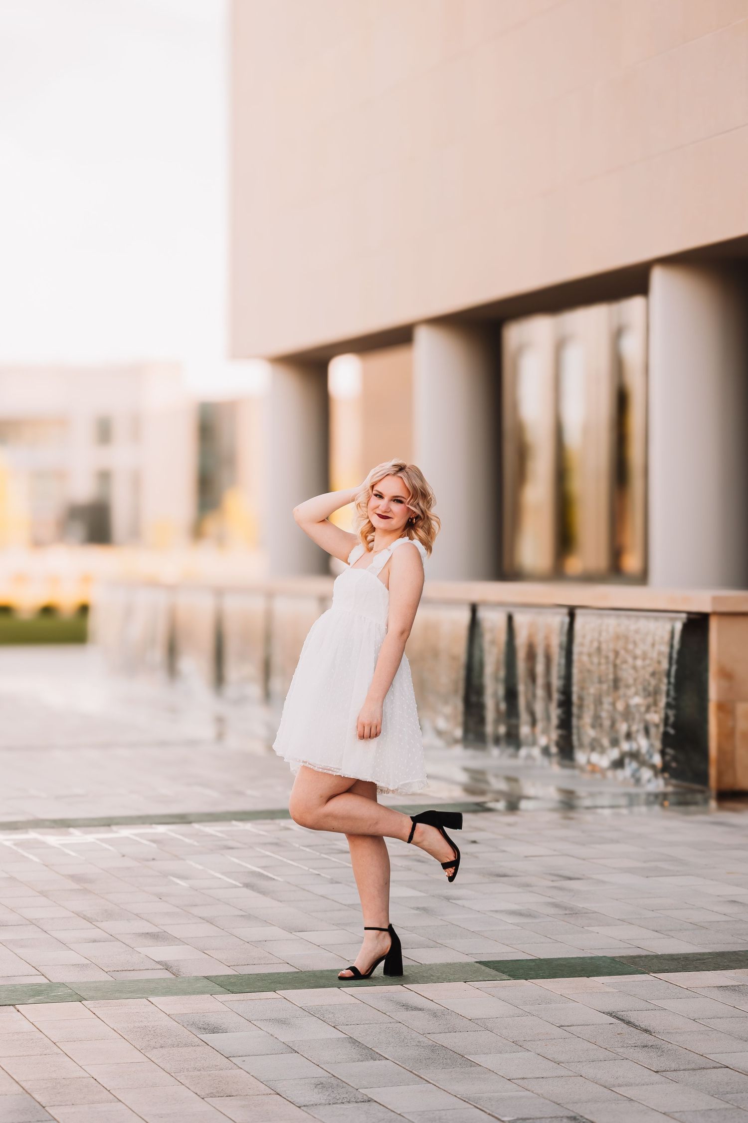 Senior Photo Downtown Topeka, KS Abeni Rene Photography