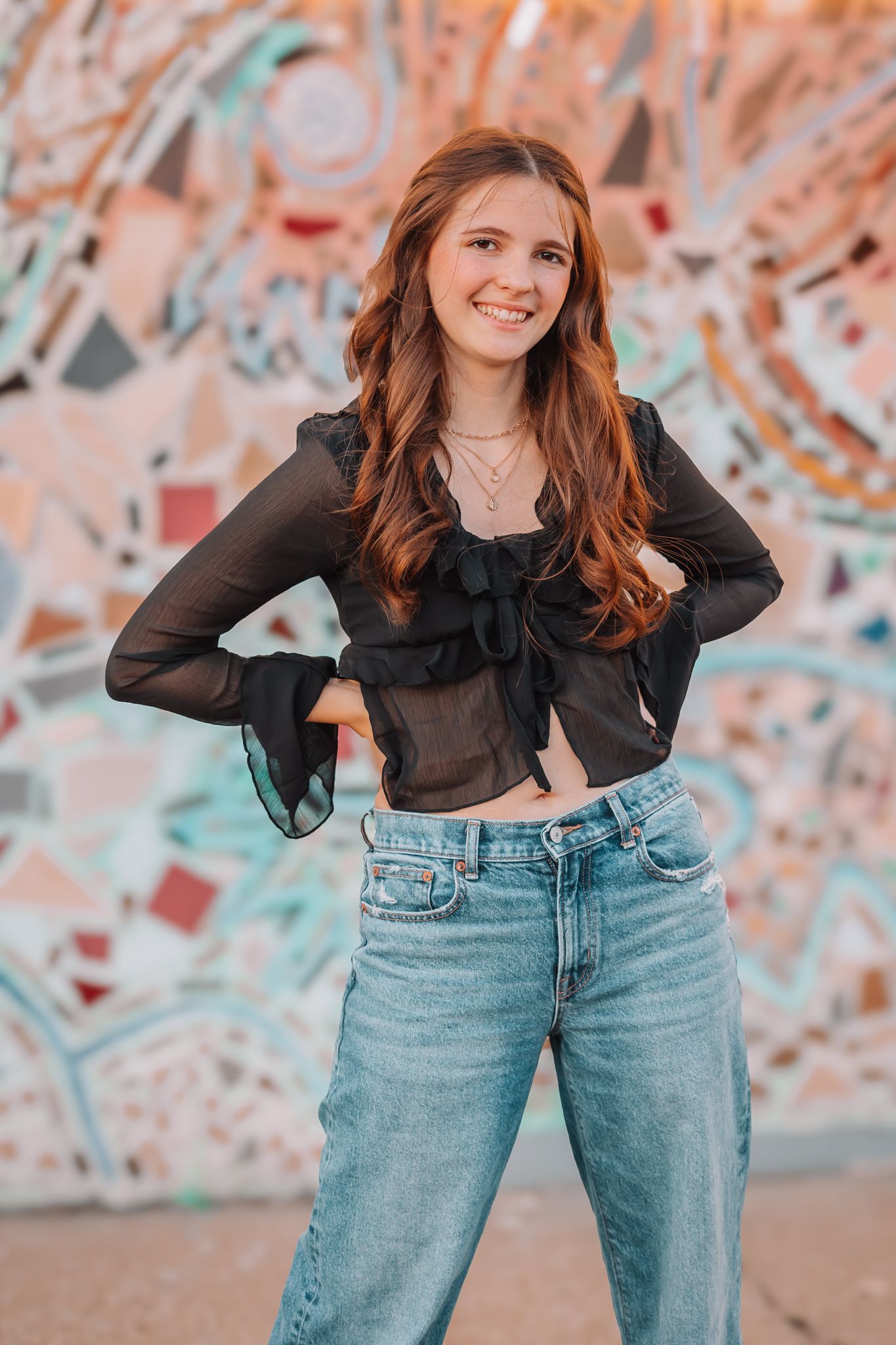 Fall senior photos girl Topeka KS Kansas NOTO