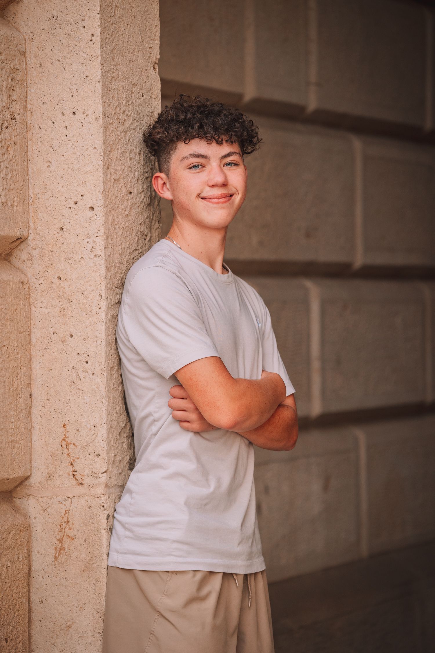 boy senior photos Topeka KS Kansas Capitol