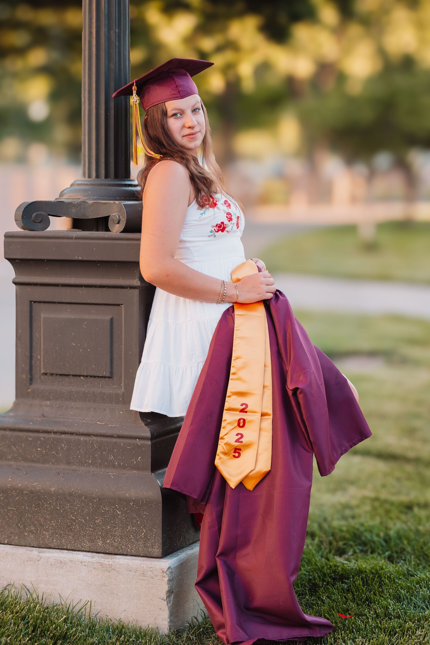 Cap and Gown Graduate Photos Topeka KS Kansas Capitol
