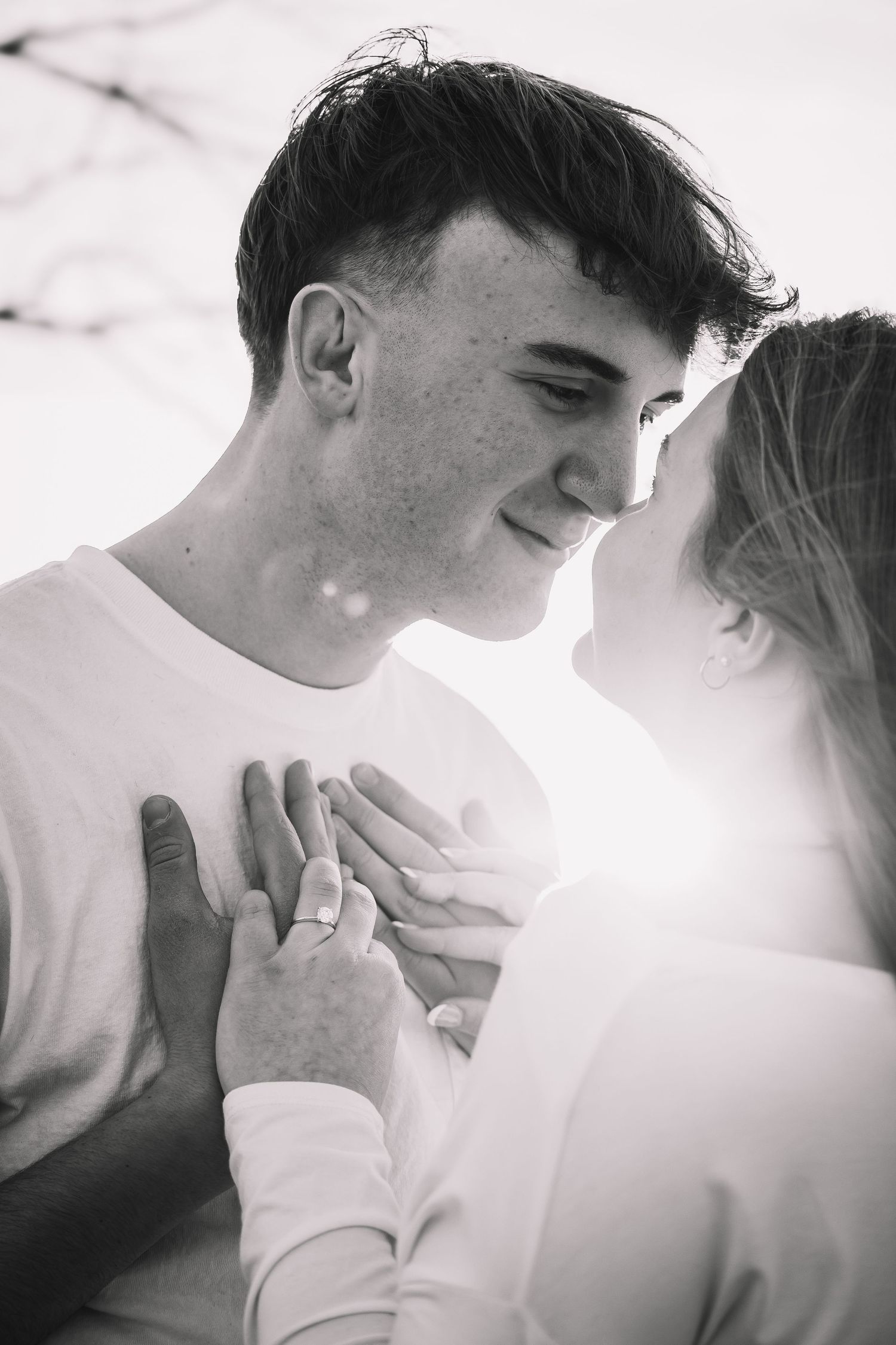 Surprise proposal photos Topeka KS Cedar Crest engagement photos