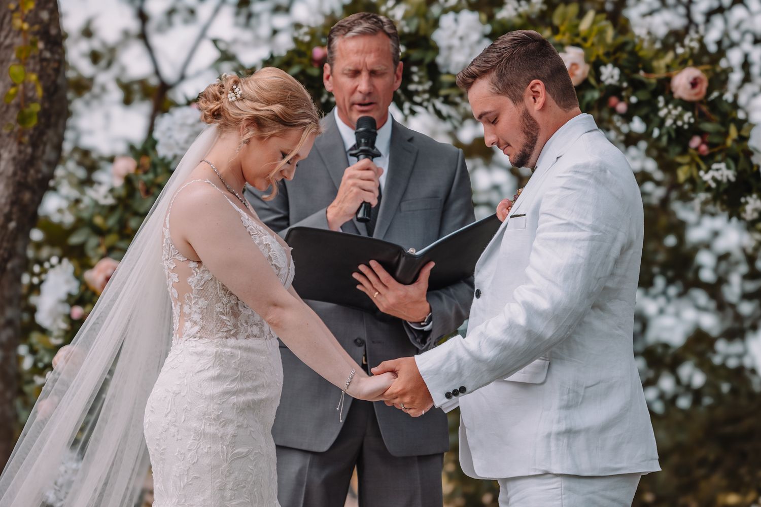 Wedding Ceremony in Kansas at the Brownstone.