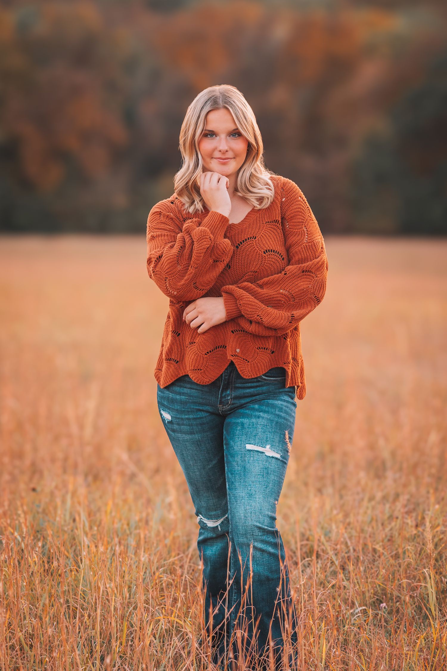 Topeka Senior Photos Girl Kansas KS fall