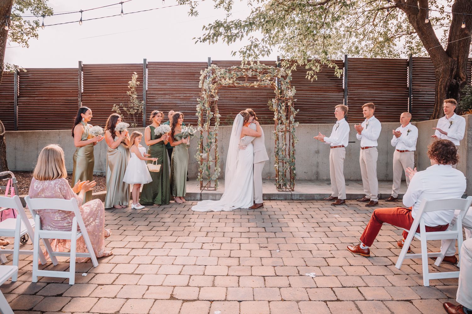 Wedding Ceremony in Kansas at the Foundry.