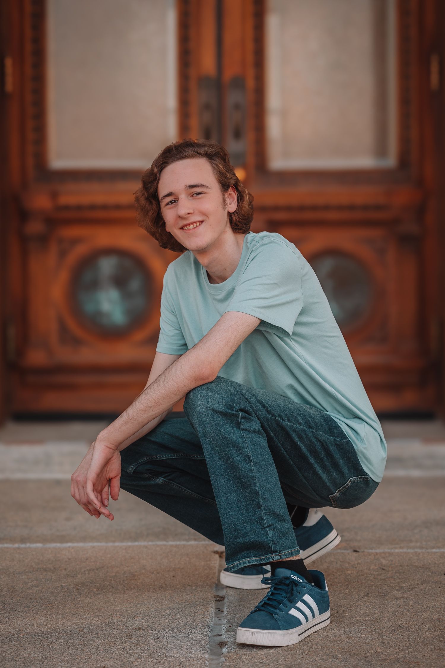 Summer senior photos boy Topeka KS Kansas