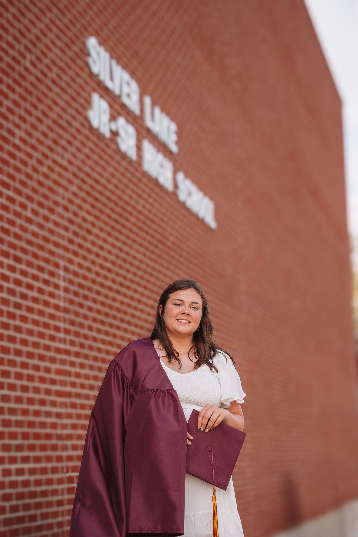 Silver Lake Graduate Photos Topeka KS Kansas cap and gown photos