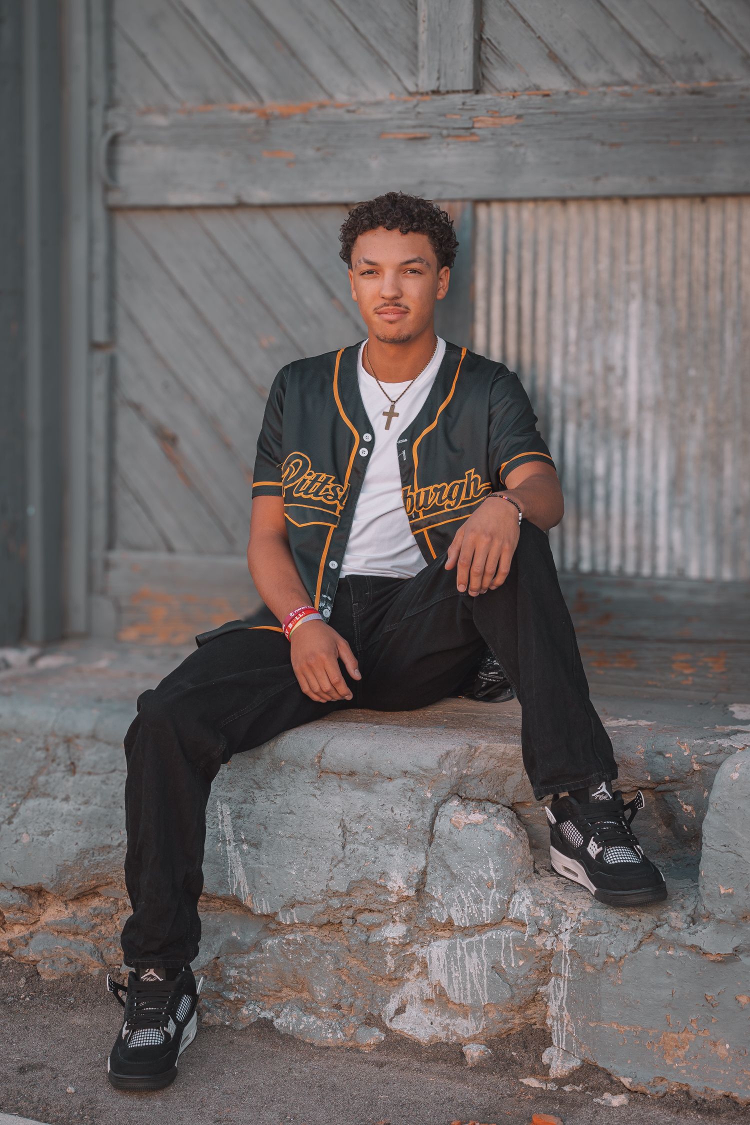 fall senior photos boy Topeka KS Kansas