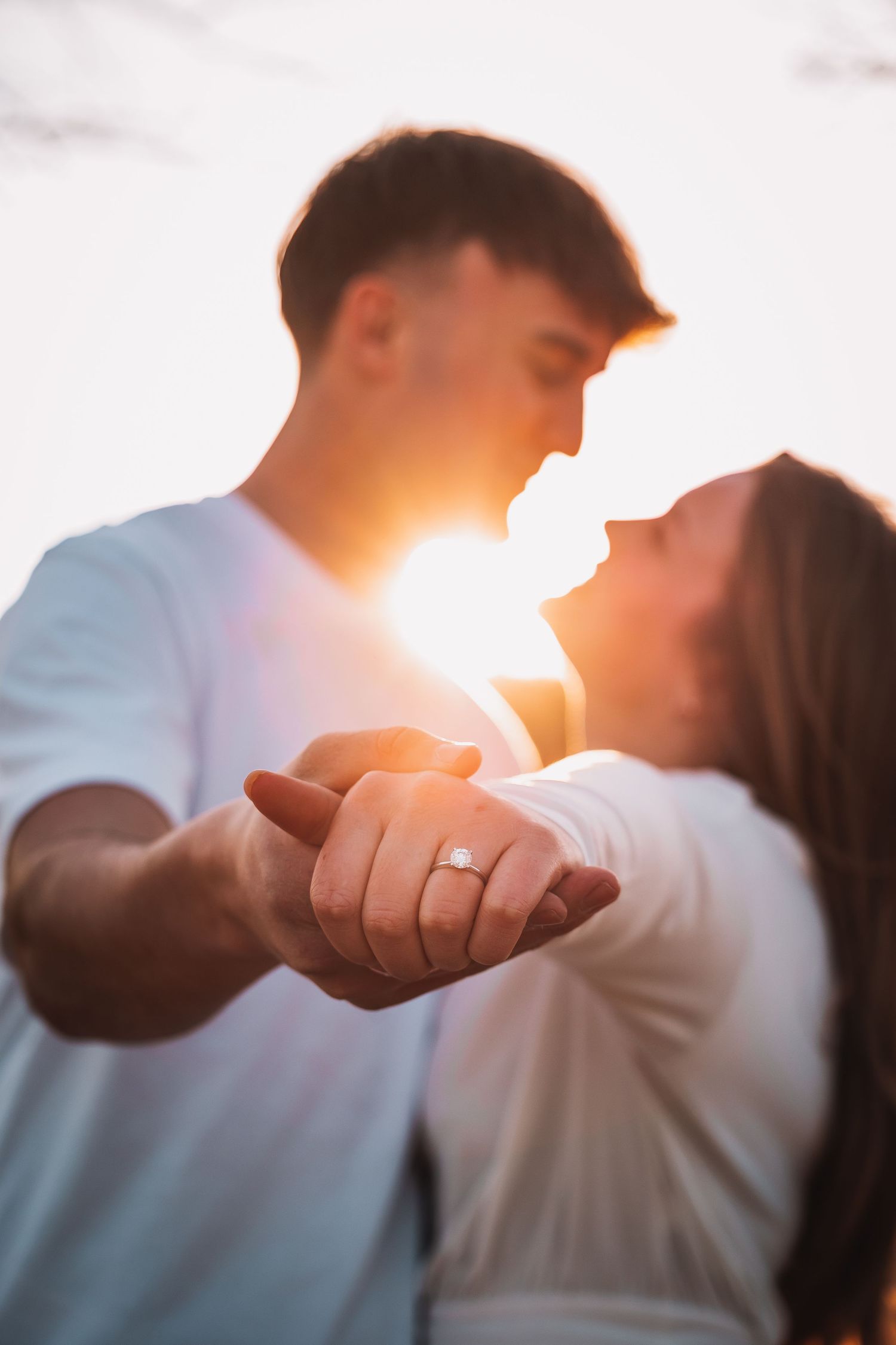 Surprise proposal photos Topeka KS Cedar Crest  engagement photos