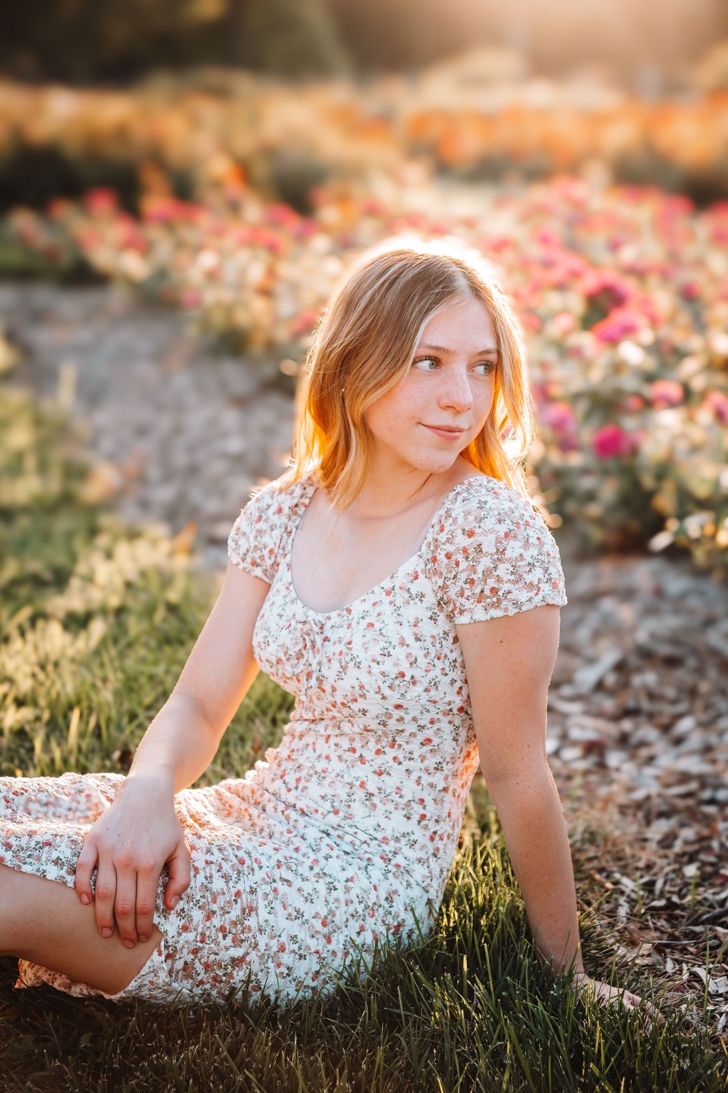 Senior Photo Reinisch Rose Garden Topeka, KS Abeni Rene Photography