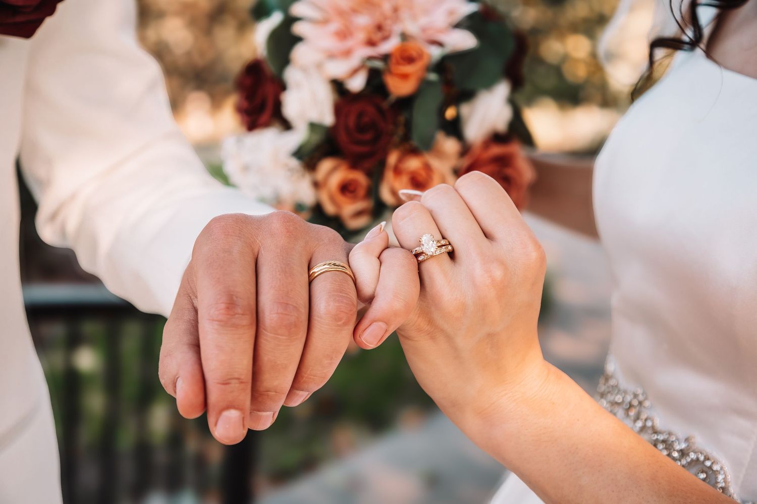 Topeka Wedding Portraits at Ted Ensley Gardens