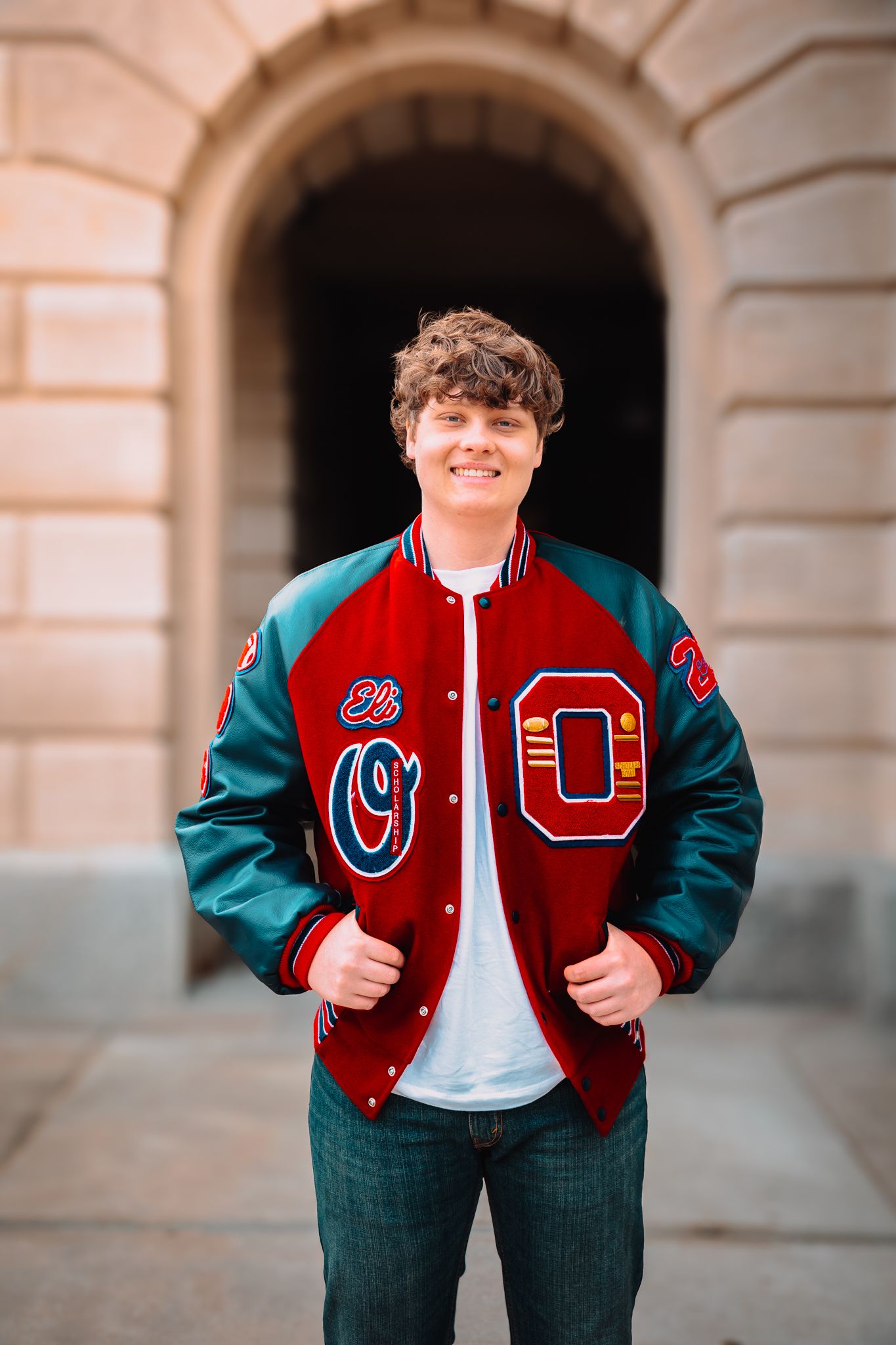 Summer senior photos boy Topeka KS Kansas