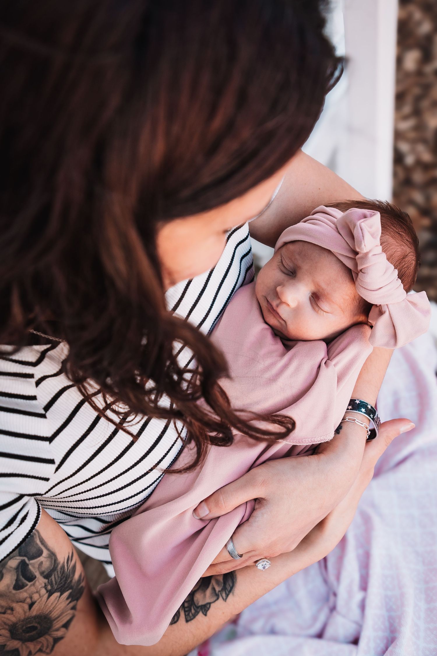 Newborn girl photos Topeka KS Ward Meade Park, Old Prairie Town