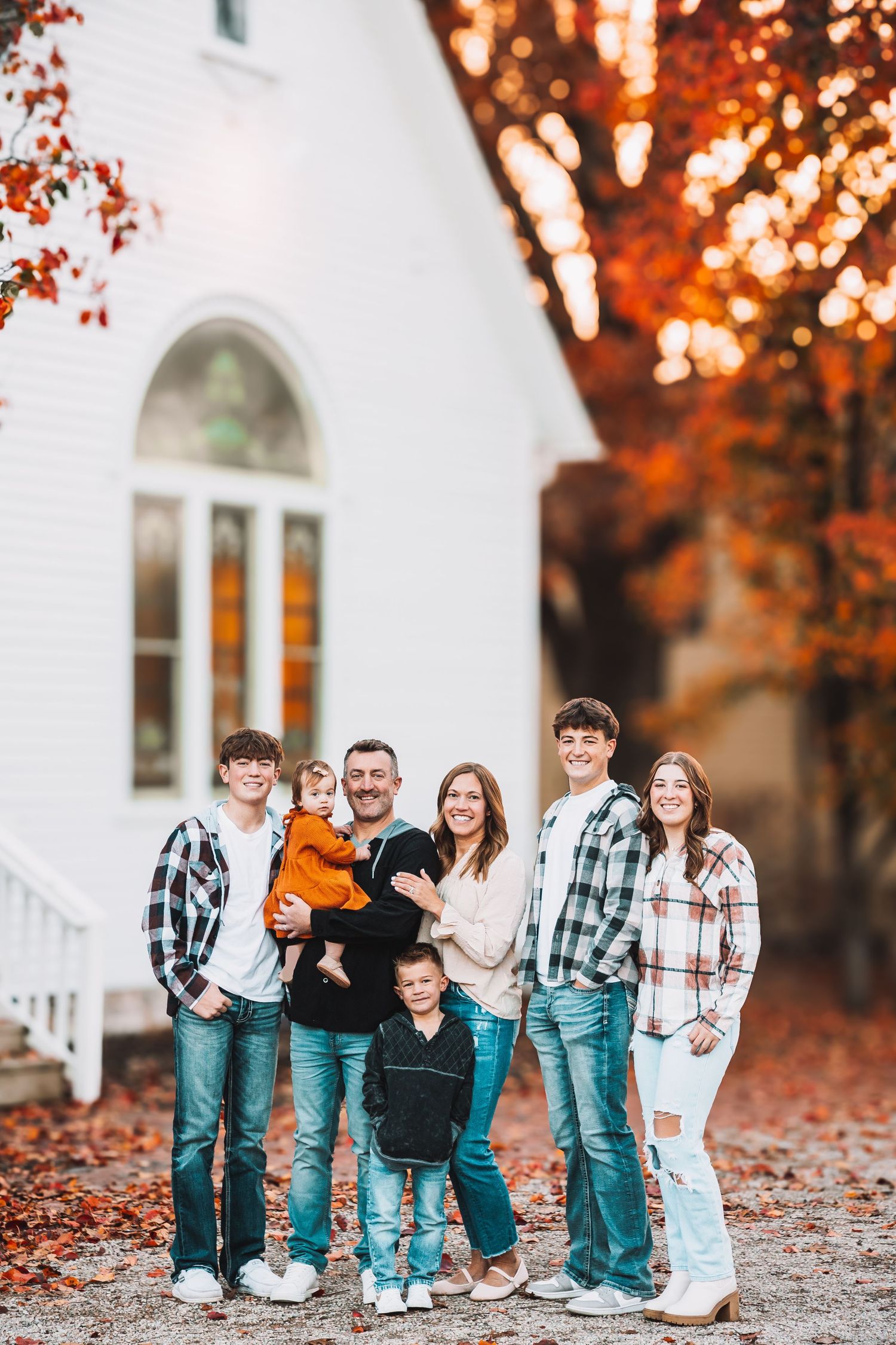 Fall Family Photo Topeka KS Ward Meade