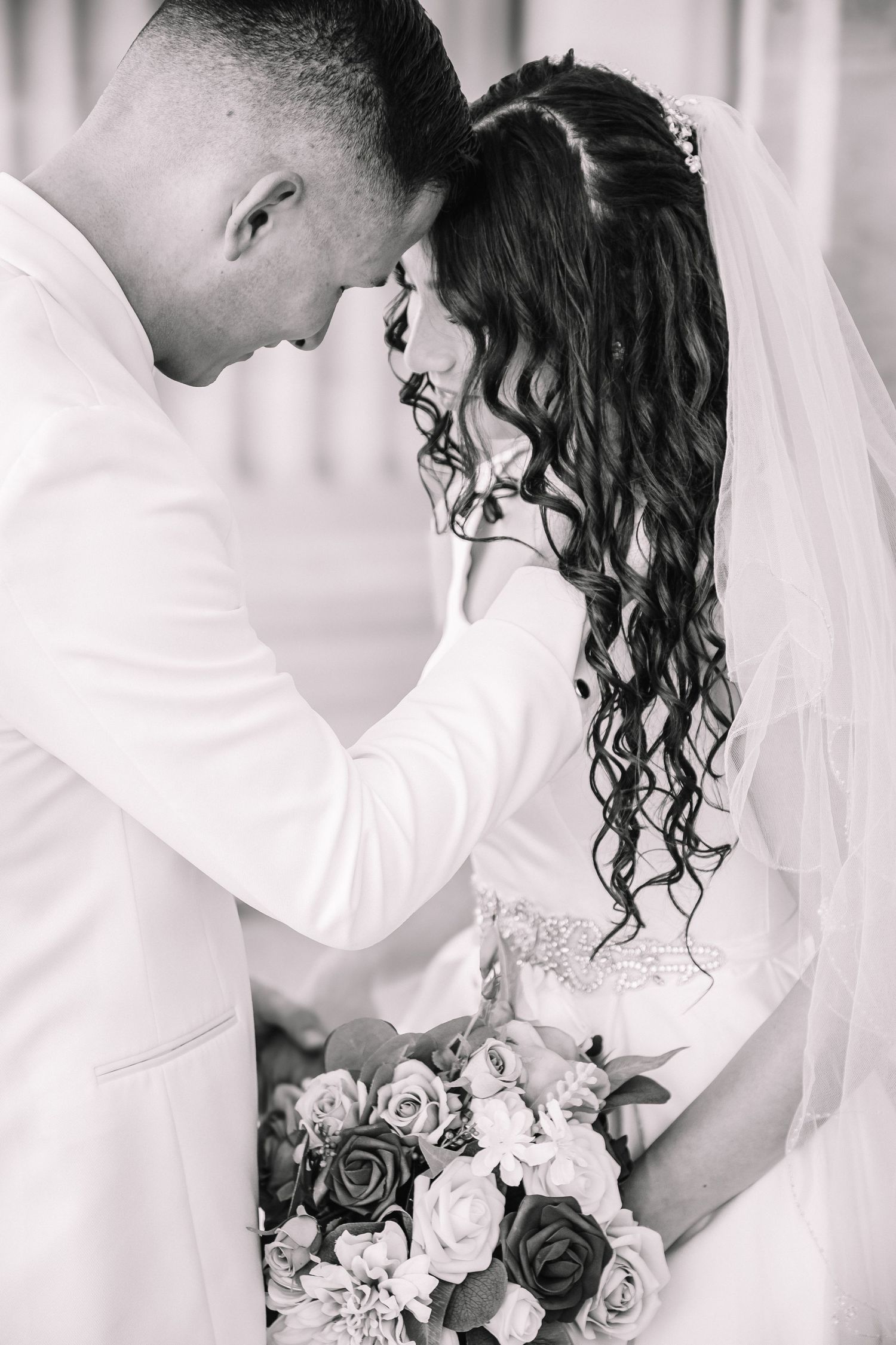 Topeka Capitol Wedding Portraits