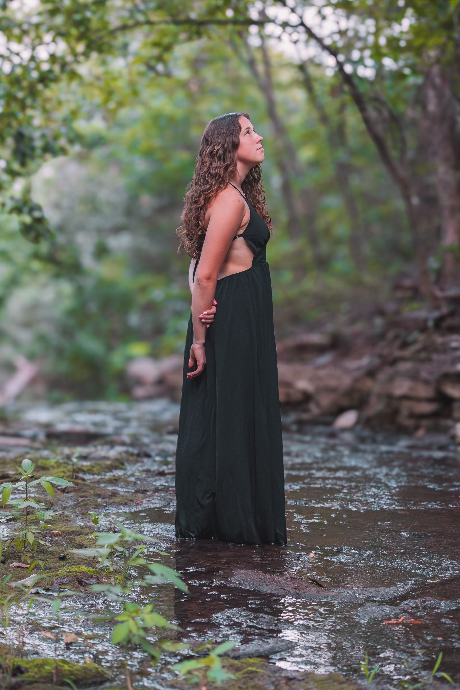 Summer senior photos girl country Topeka KS Kansas