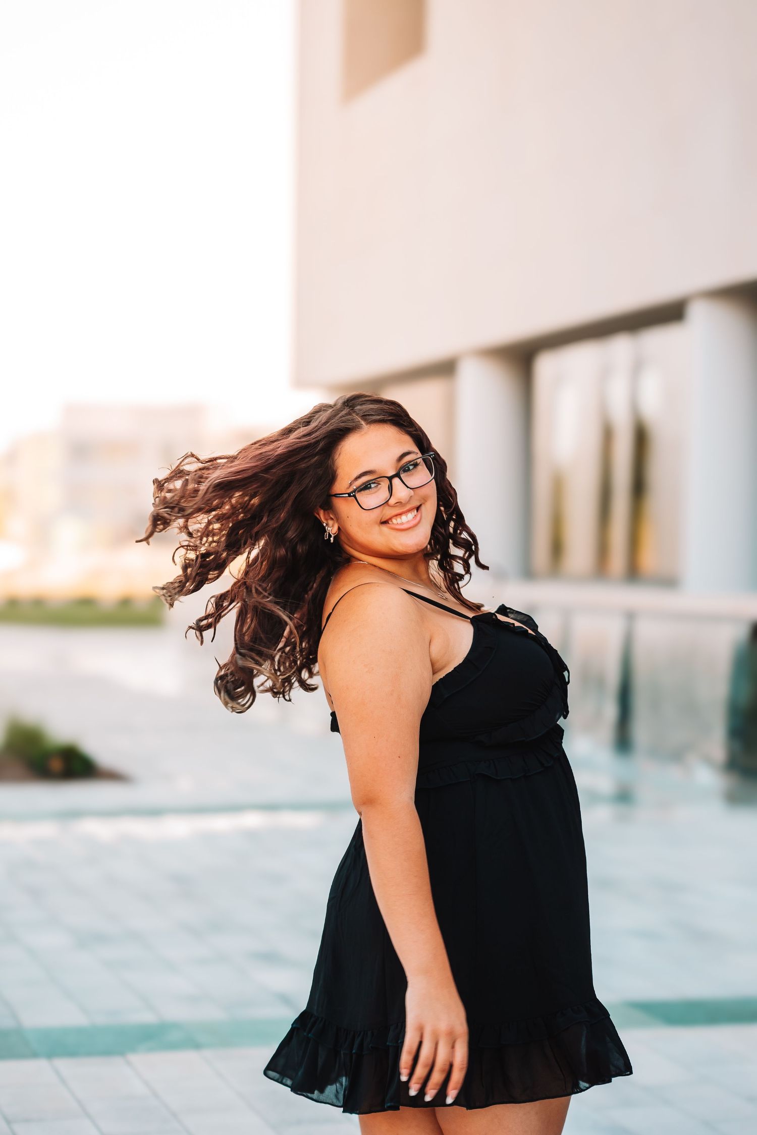 Girl Senior Photo Abeni Rene Photography Topeka, KS  Downtown