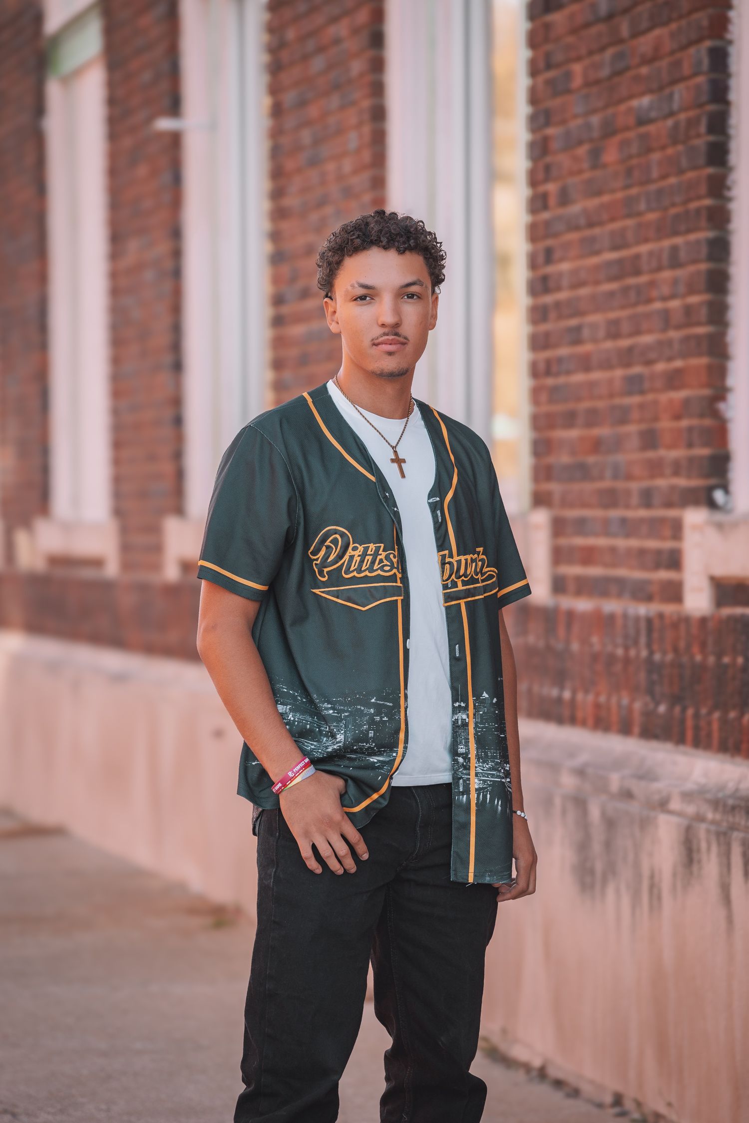 fall senior photos boy Topeka KS Kansas