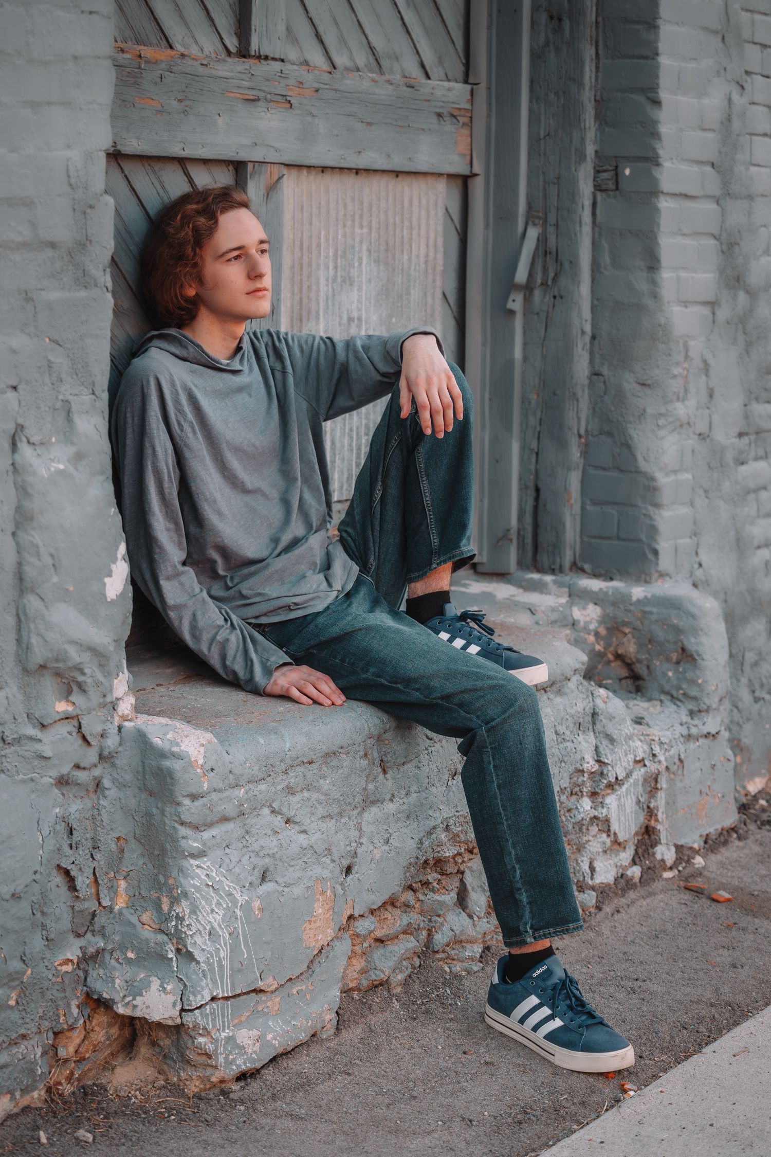 Summer senior photos boy Topeka KS Kansas