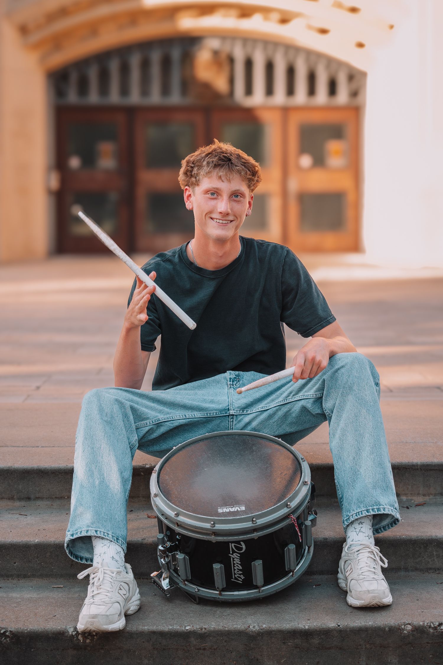 summer senior photos boy Topeka KS Kansas Topeka High School