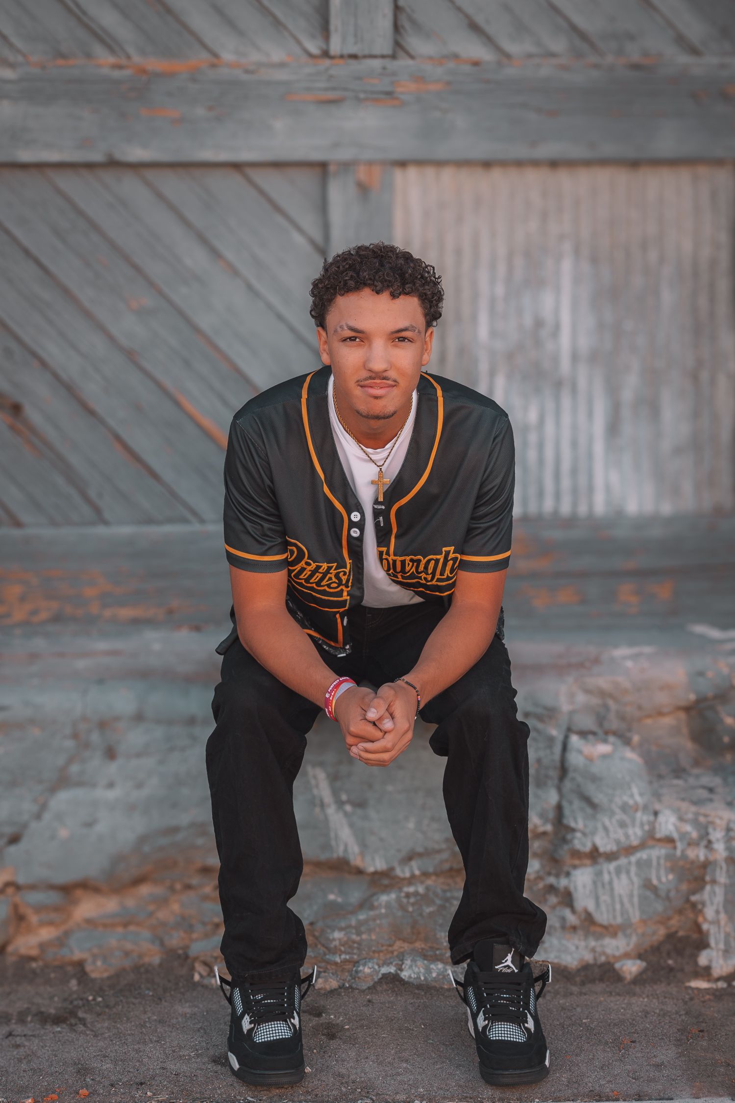 fall senior photos boy Topeka KS Kansas