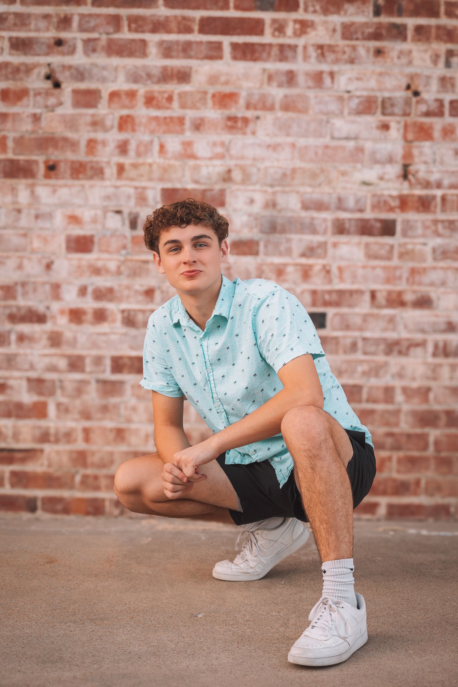 Summer senior photos boy Topeka KS Kansas