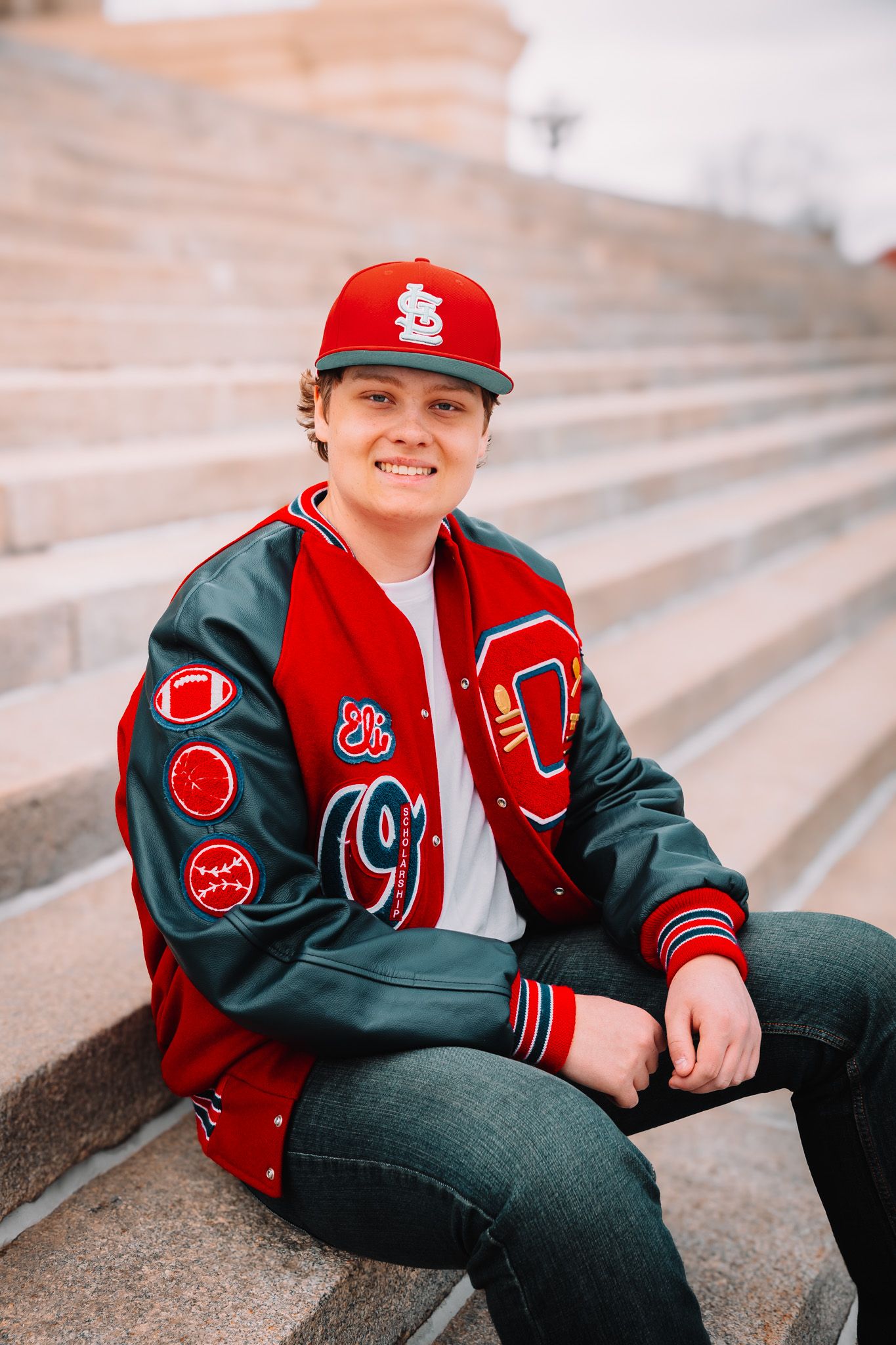 Summer senior photos boy Topeka KS Kansas