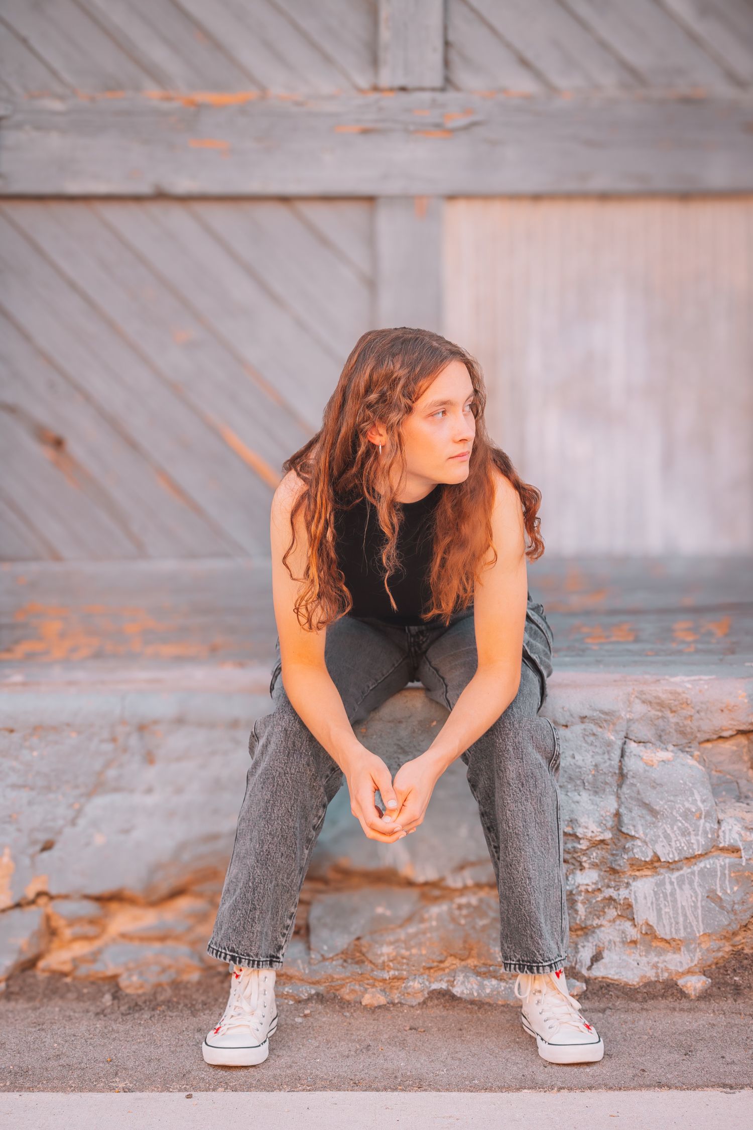 summer senior photos girl Topeka KS Kansas