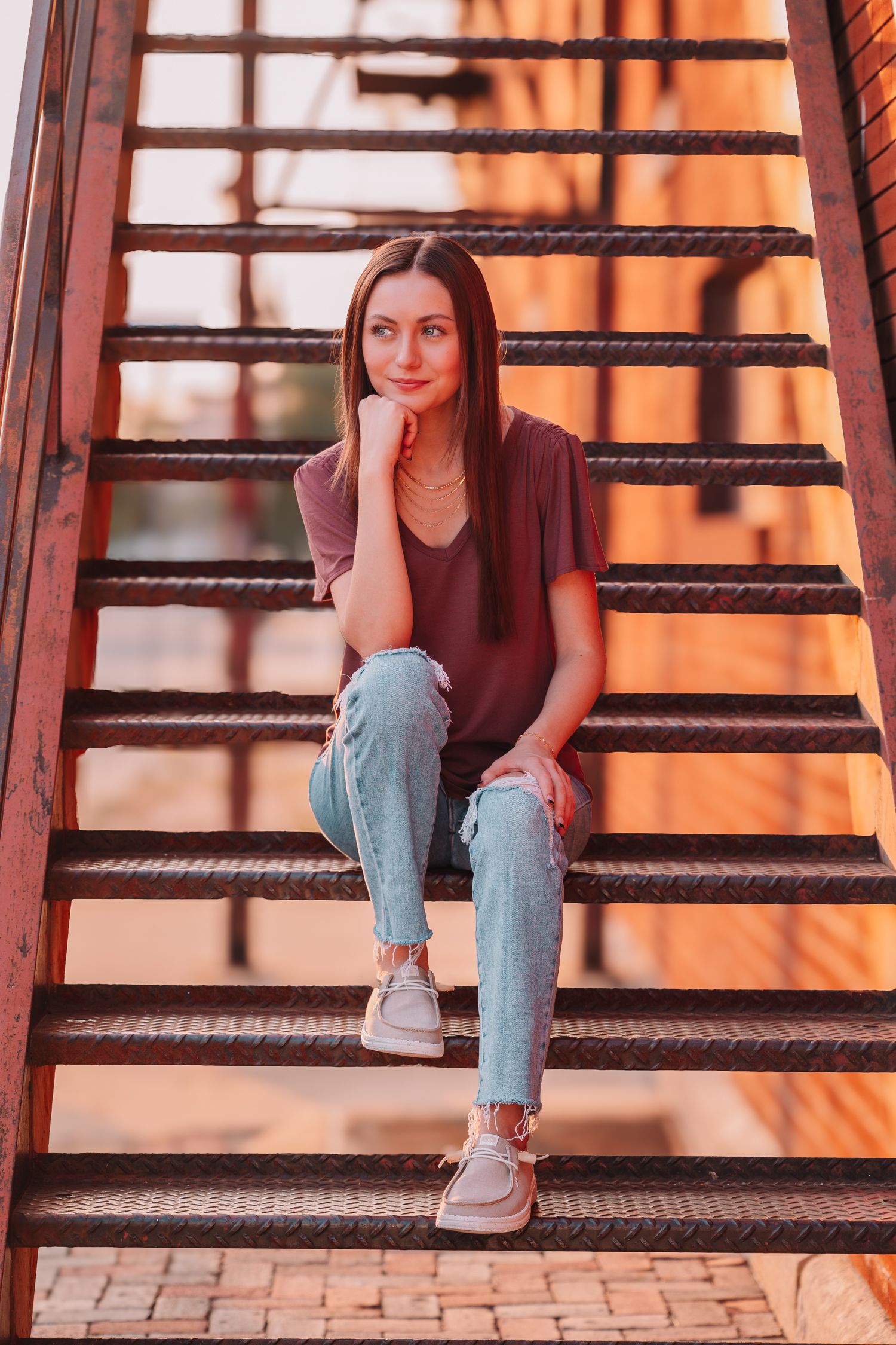 Senior Photos girl NOTO Summer Topeka KS Kansas