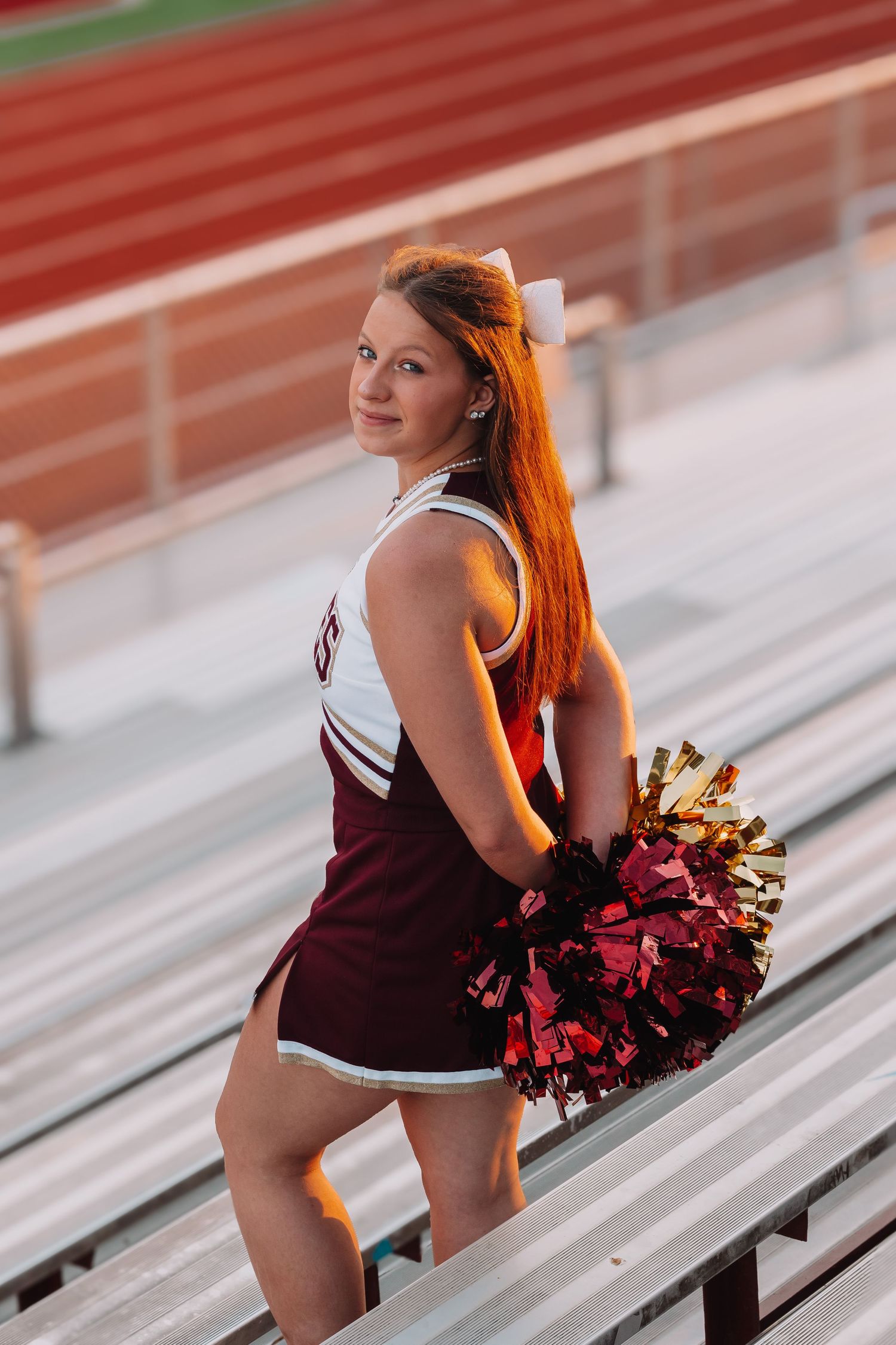 Cap and Gown Graduate Photos Topeka KS Kansas Cheer Silver Lake