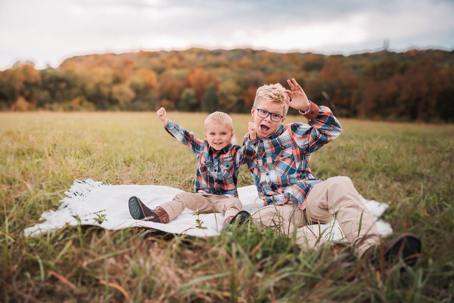 Family photo fall Cedar Crest Topeka KS