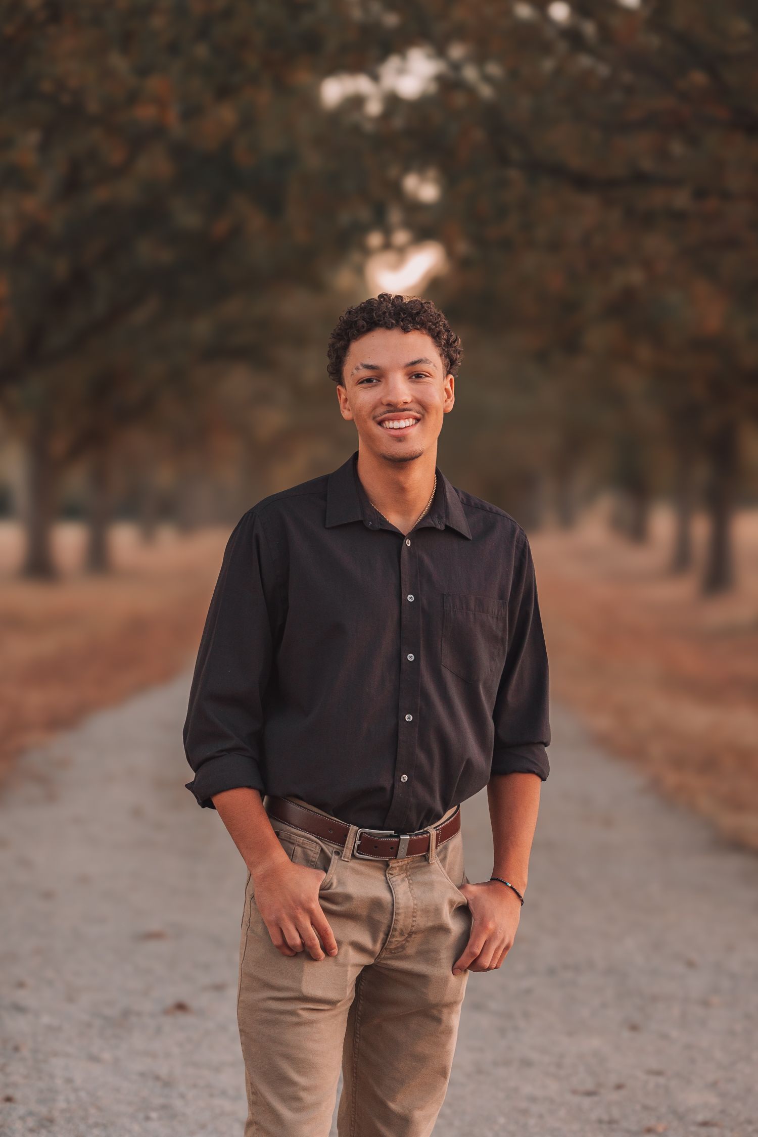 fall senior photos boy Topeka KS Kansas